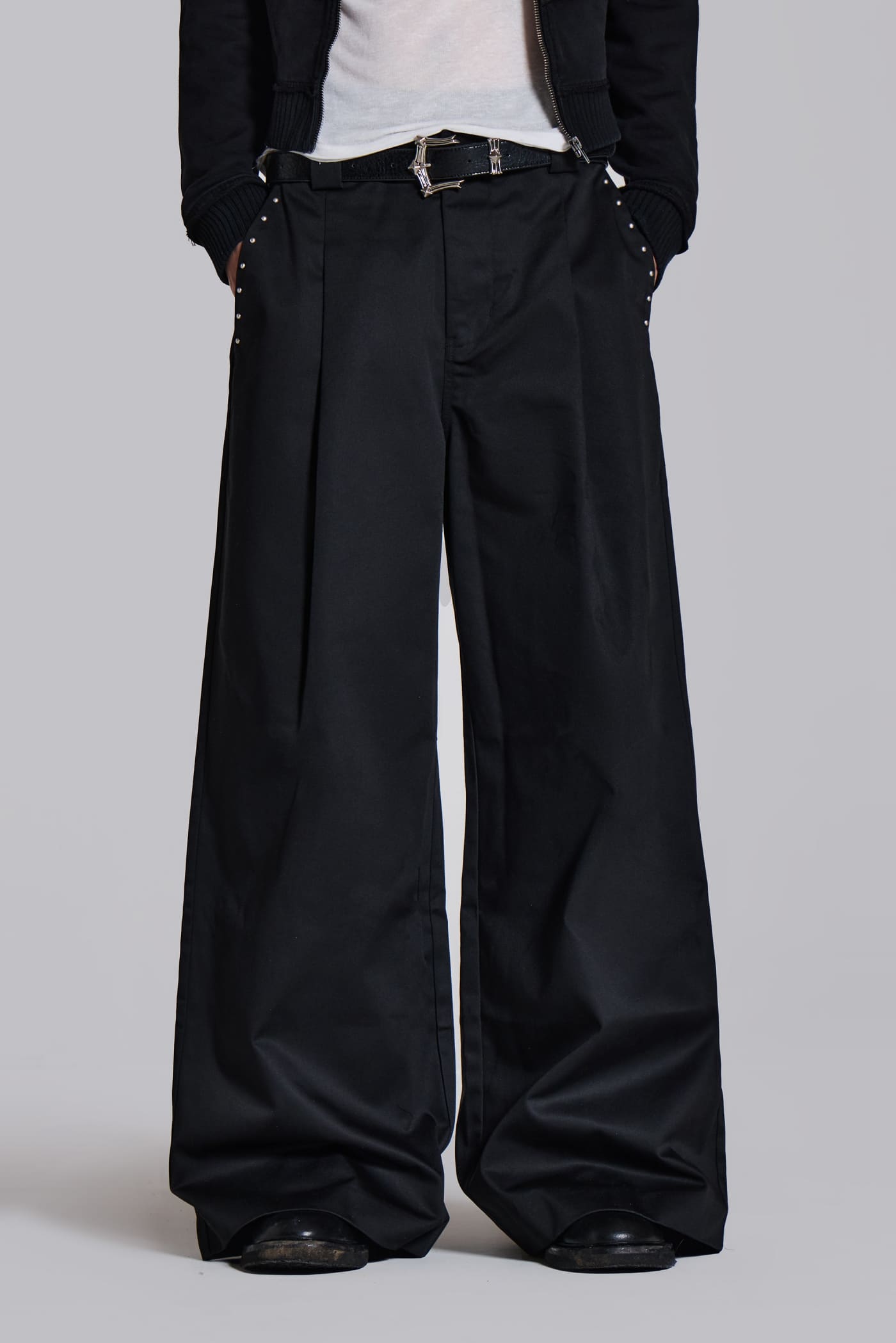 Studded Black Goliath Suit Pants
