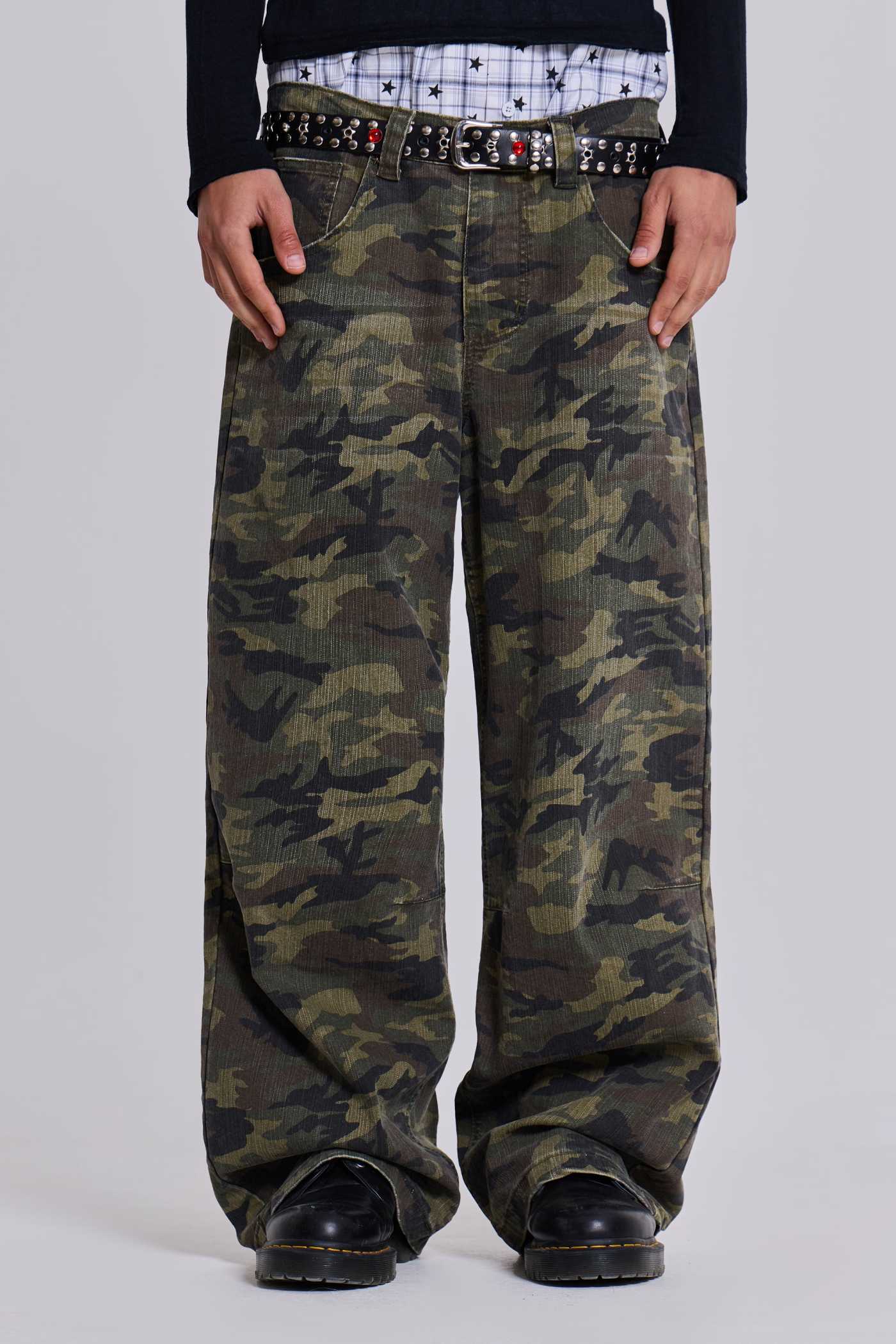 Shop Camo Colossus Baggy Jeans | Jaded London | Clothing Shop Camo Colossus Baggy Jeans | Jaded London | Clothing