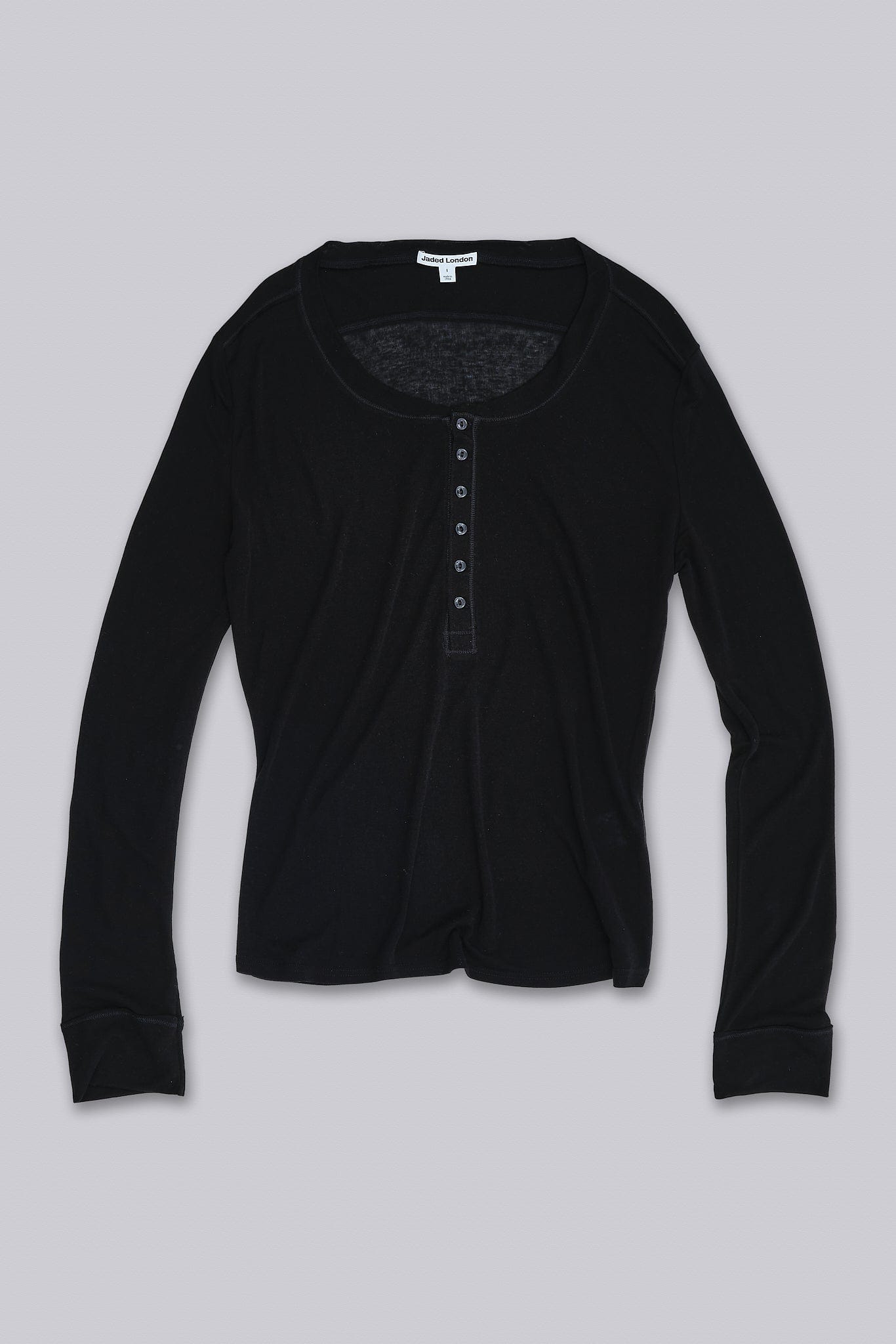Black Haze Henley Top