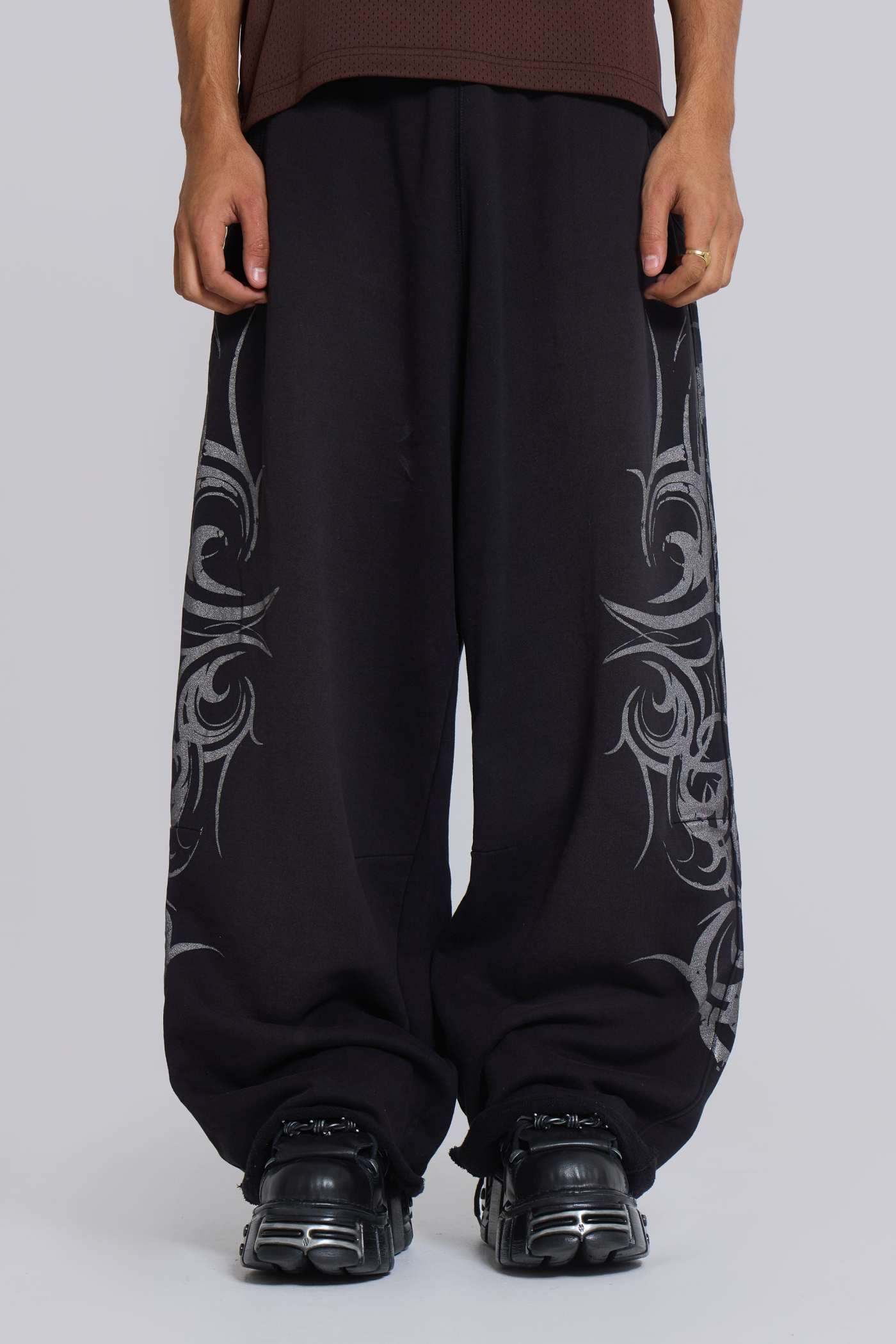 Black Baggy Blade Joggers