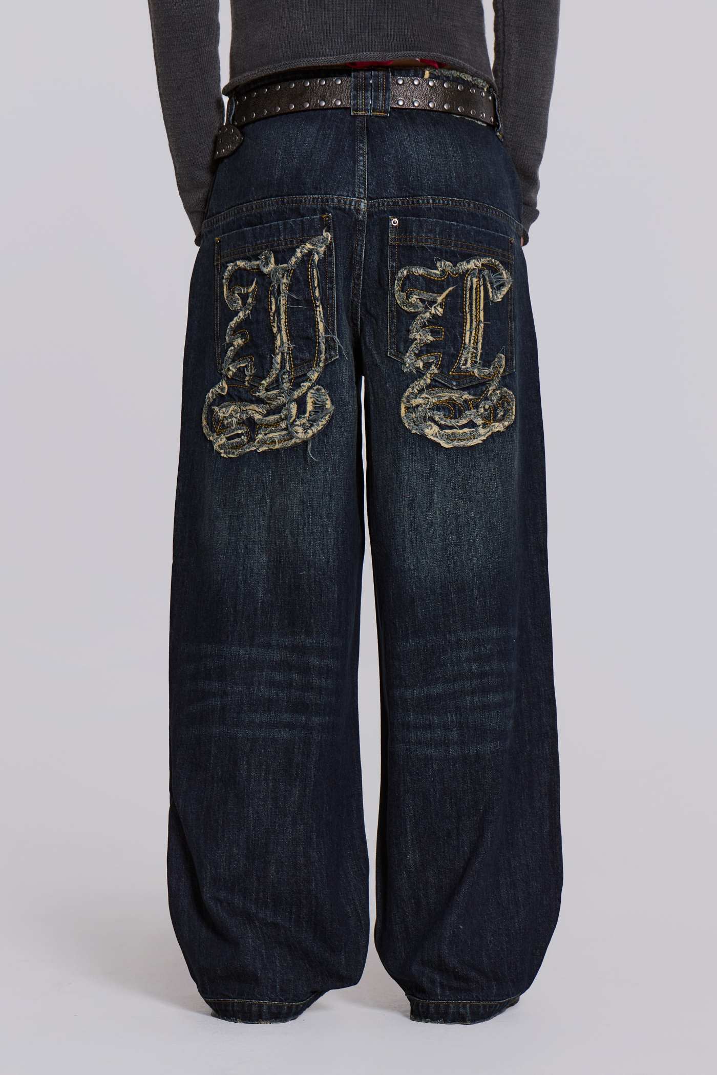 Shop Leopard Fade Colossus Jeans | Jaded London | Clothing