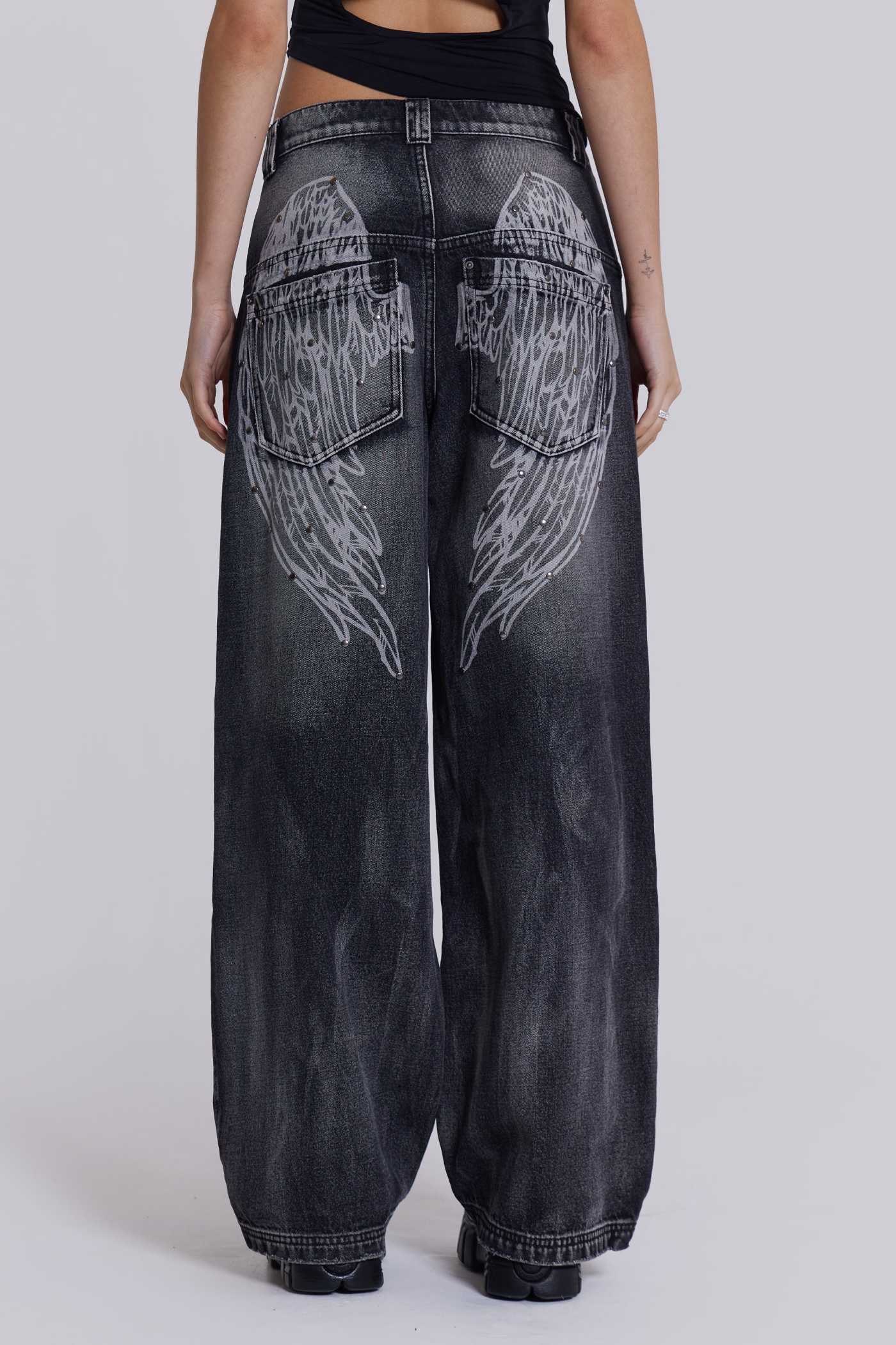 Black Ethereal Colossus Jeans