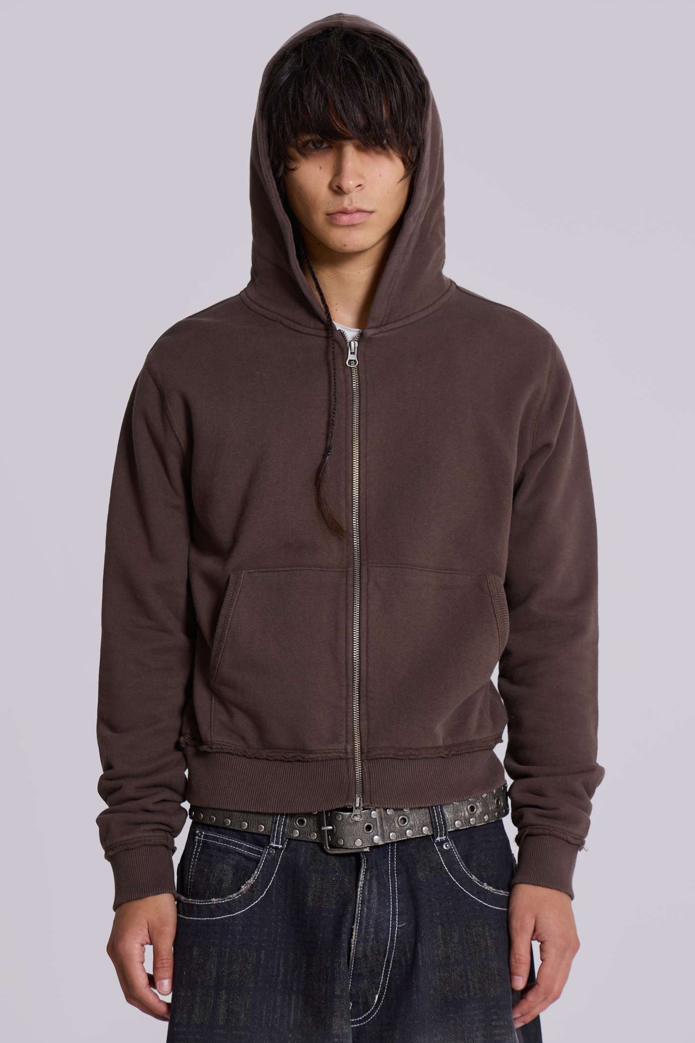 Chocolate Brown Mini Monster Hoodie