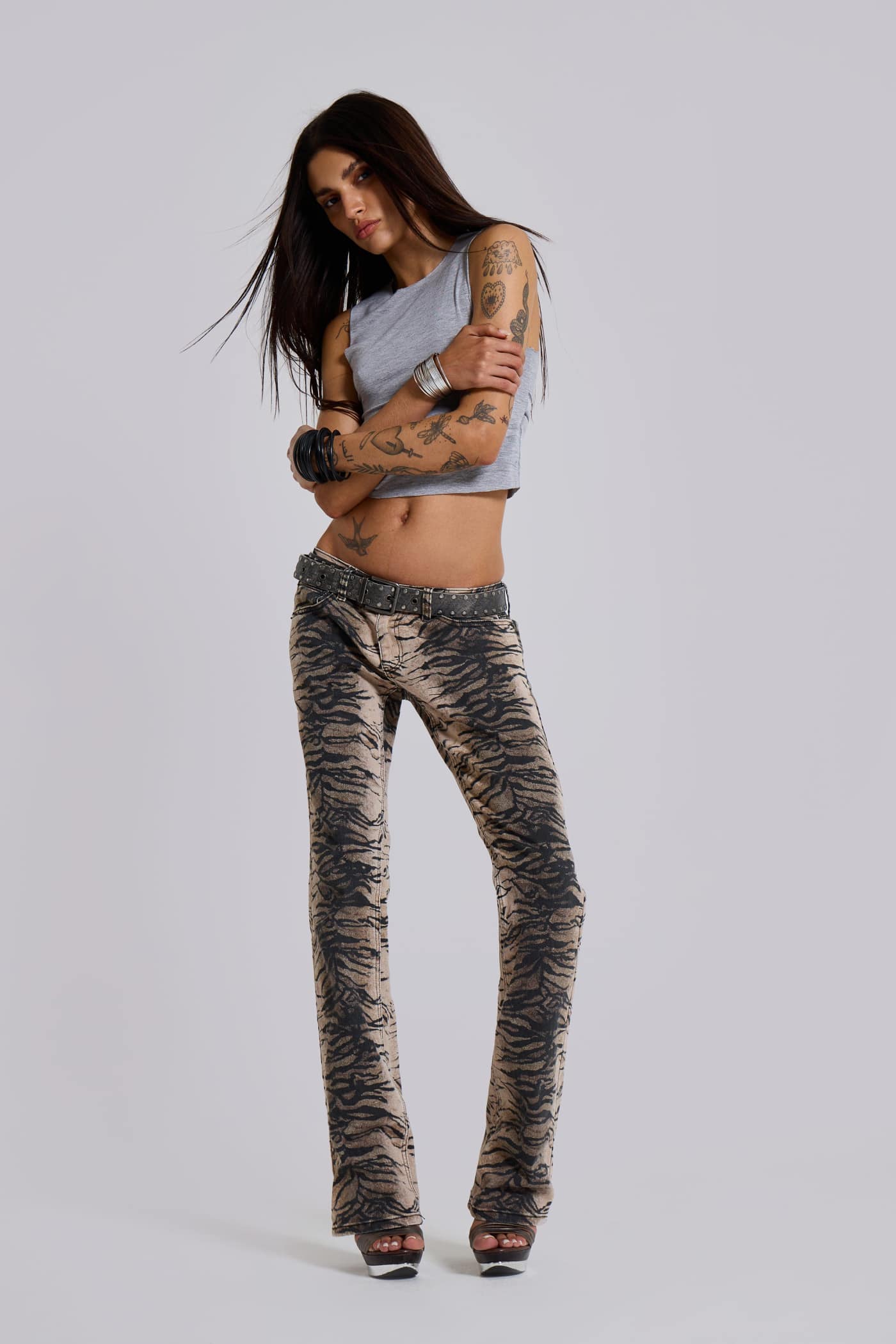Leona Bootcut Cooper Jeans in Tiger