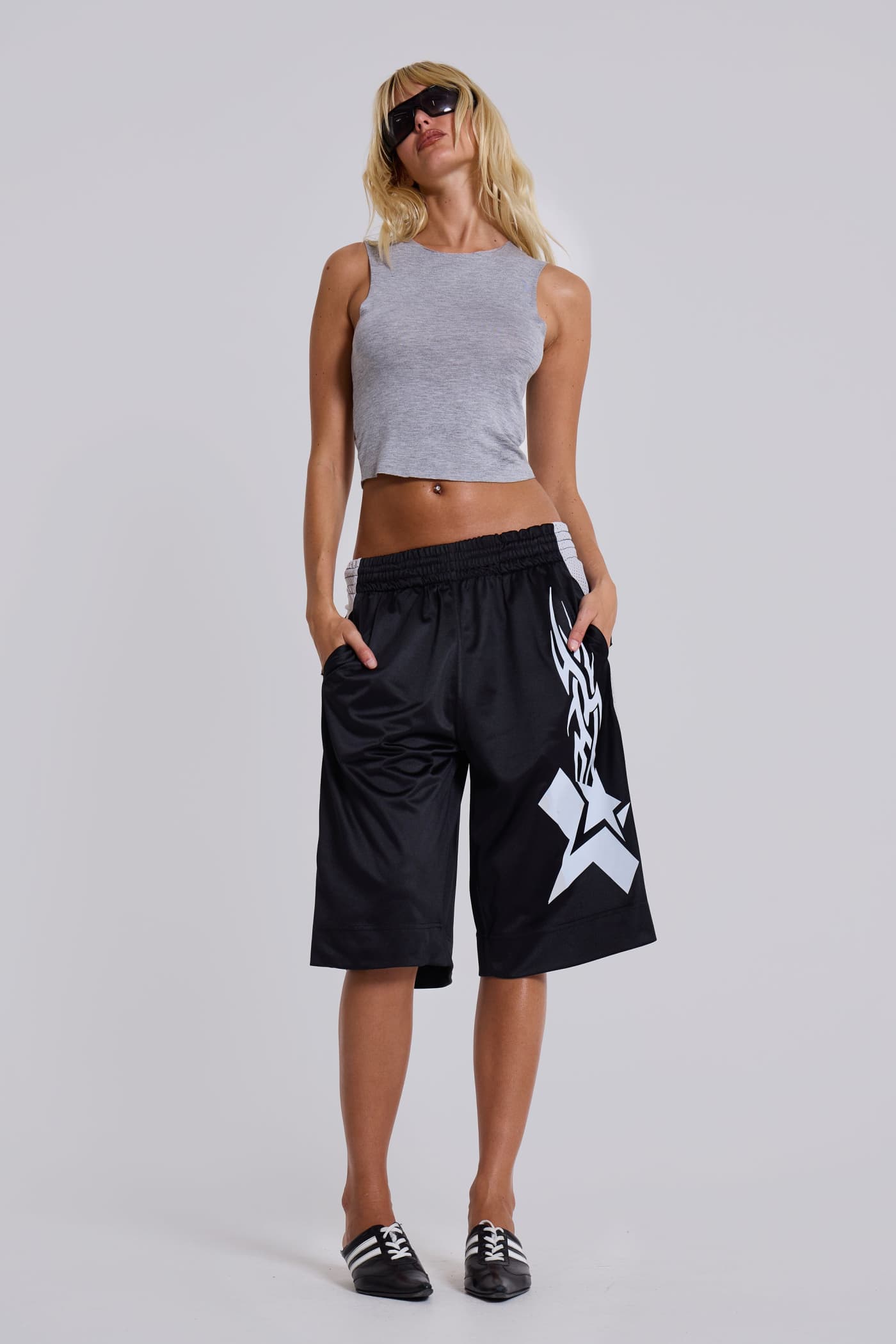 Jaded London Asteroid Shortsバスケットボールパンツ Shop Asteroid Shorts | Jaded London | Clothing