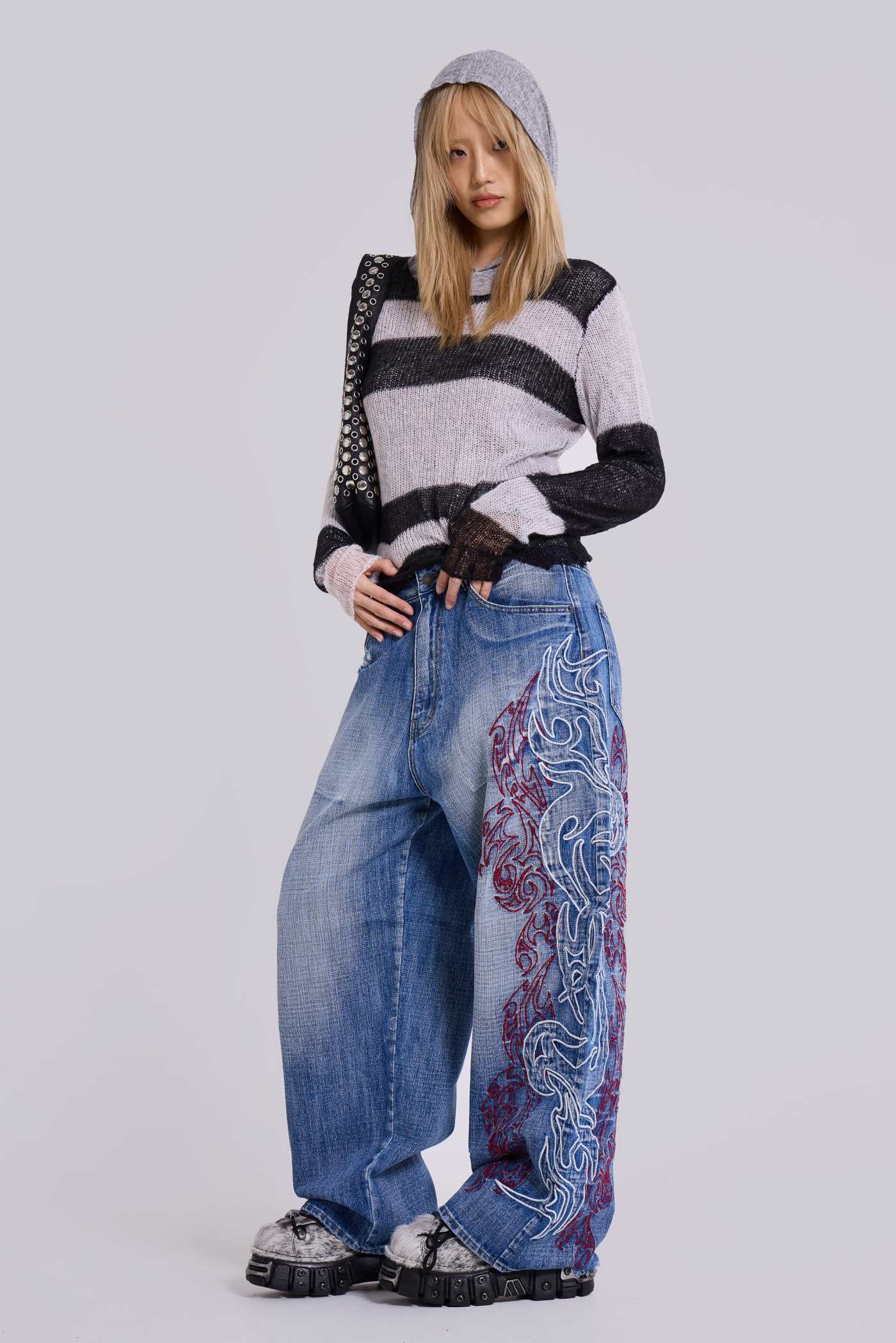 Layered Tribal XL Colossus Jeans