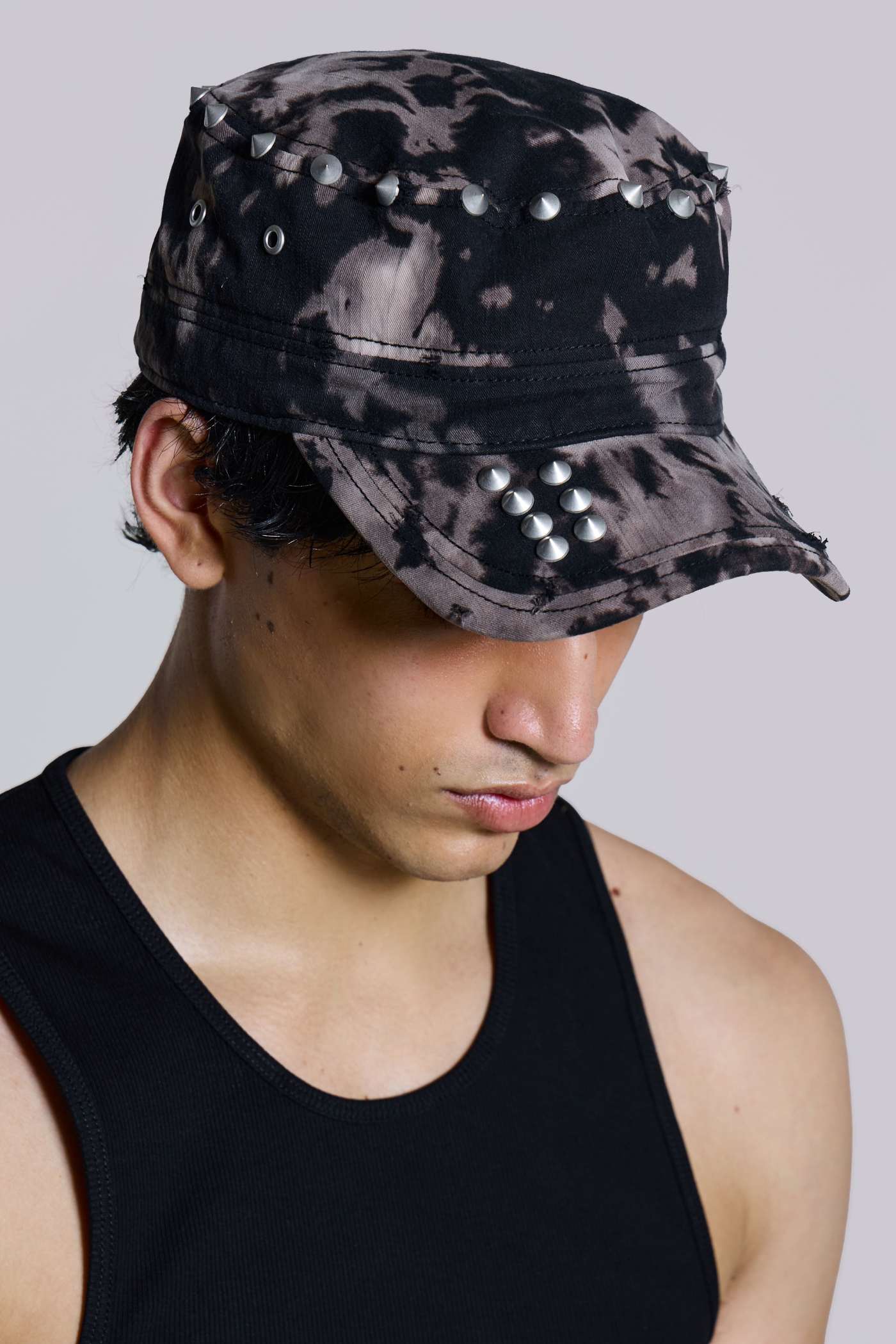 Studded Baker Hat