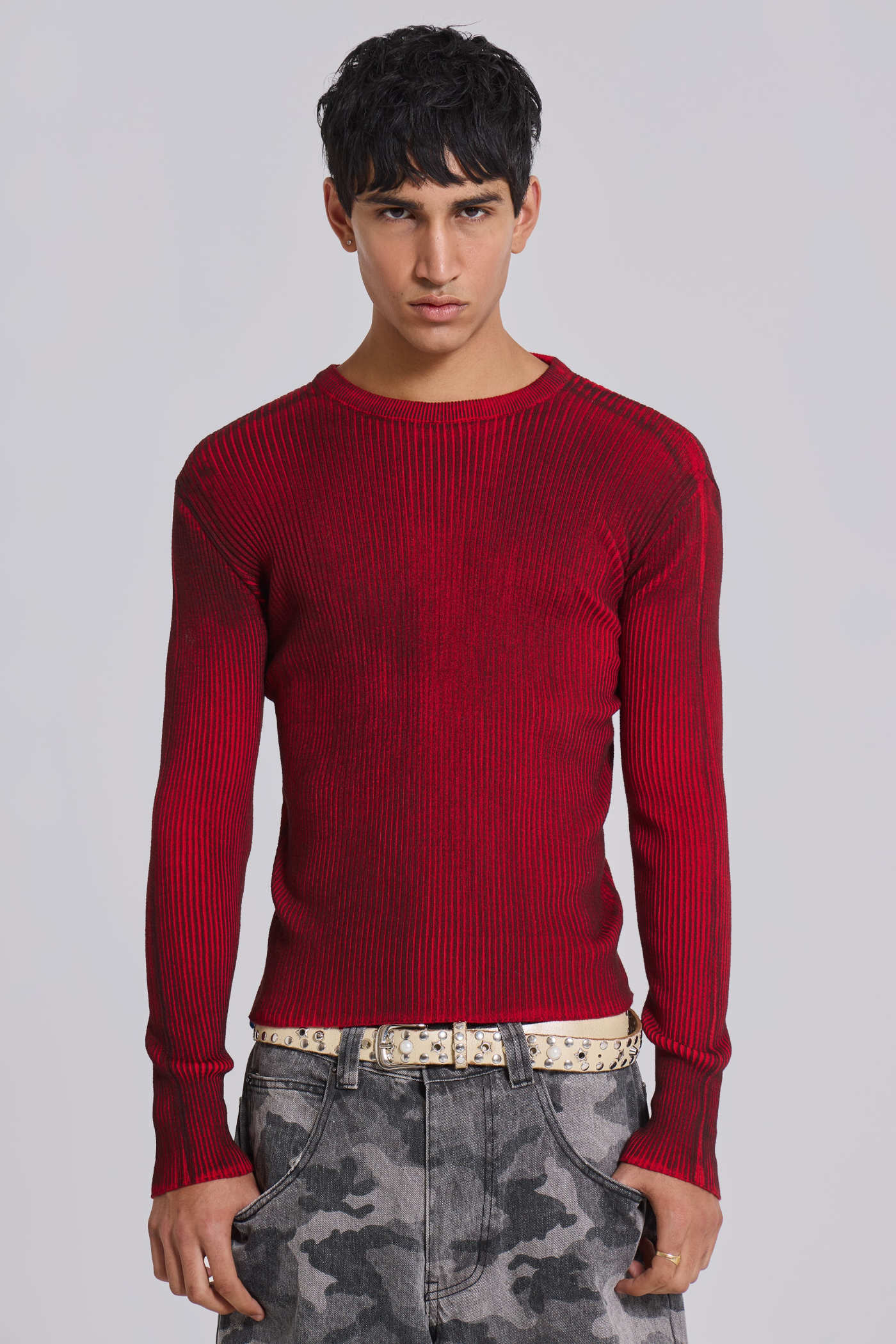 最安値 Shop Clothing | London Jaded | Knit Scrape Red トップス