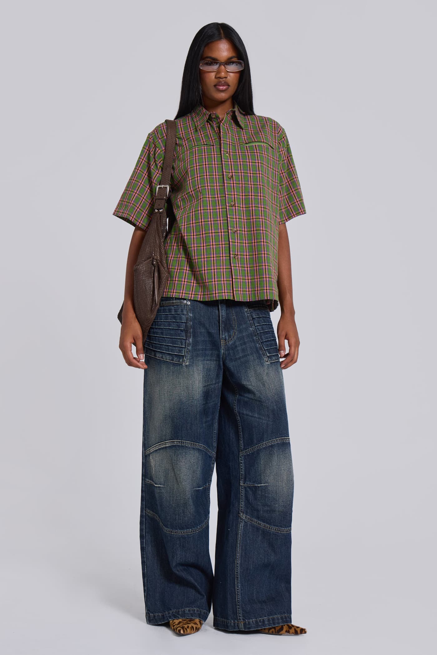 ★JADED LONDON UK★ Wasted Check Shirt Shop Check Shirt with Skull Print | Jaded London | Clothing