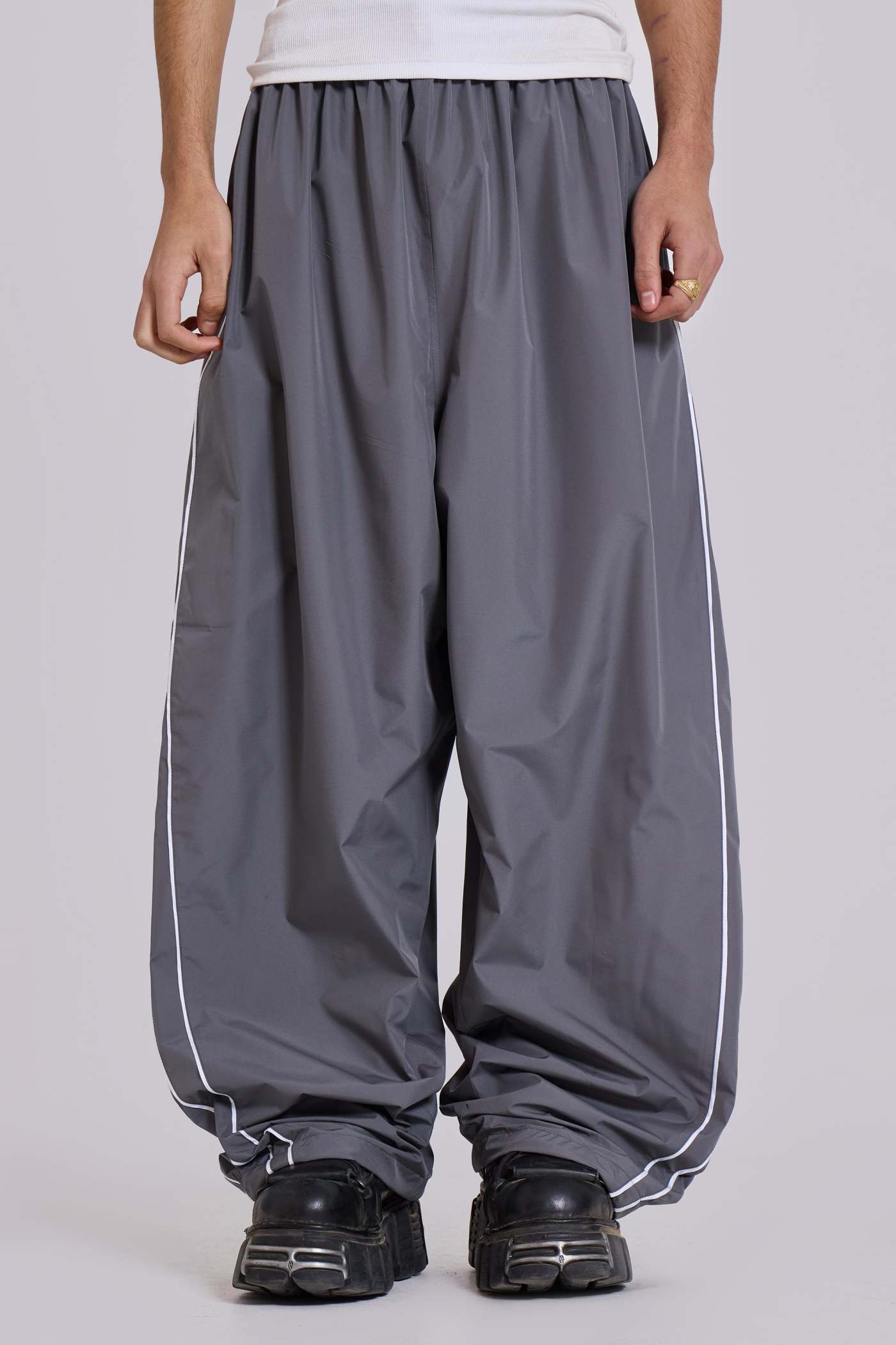 Grey Vapor Tracksuit Bottoms