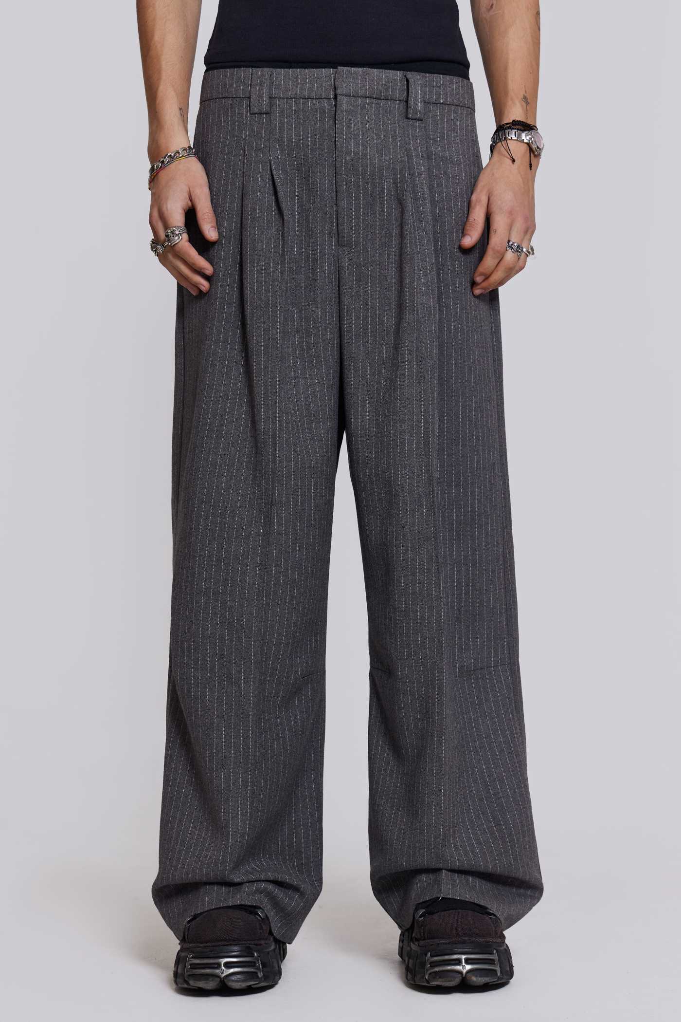 ★大人気商品★ Pinstripe Grey Light Goliath Shop Suit London Jaded | Pants パンツ