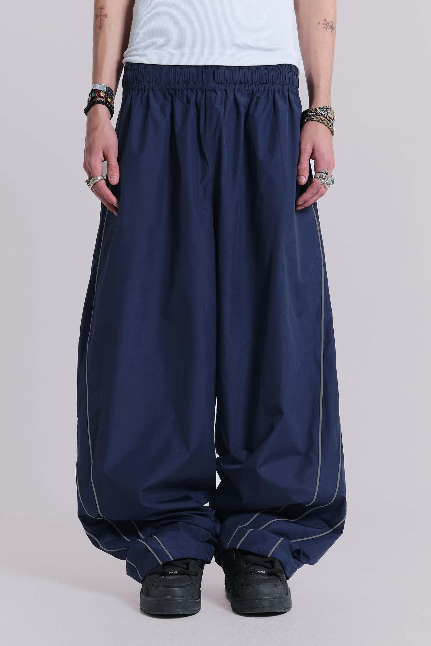Navy Vapor Tracksuit Bottoms
