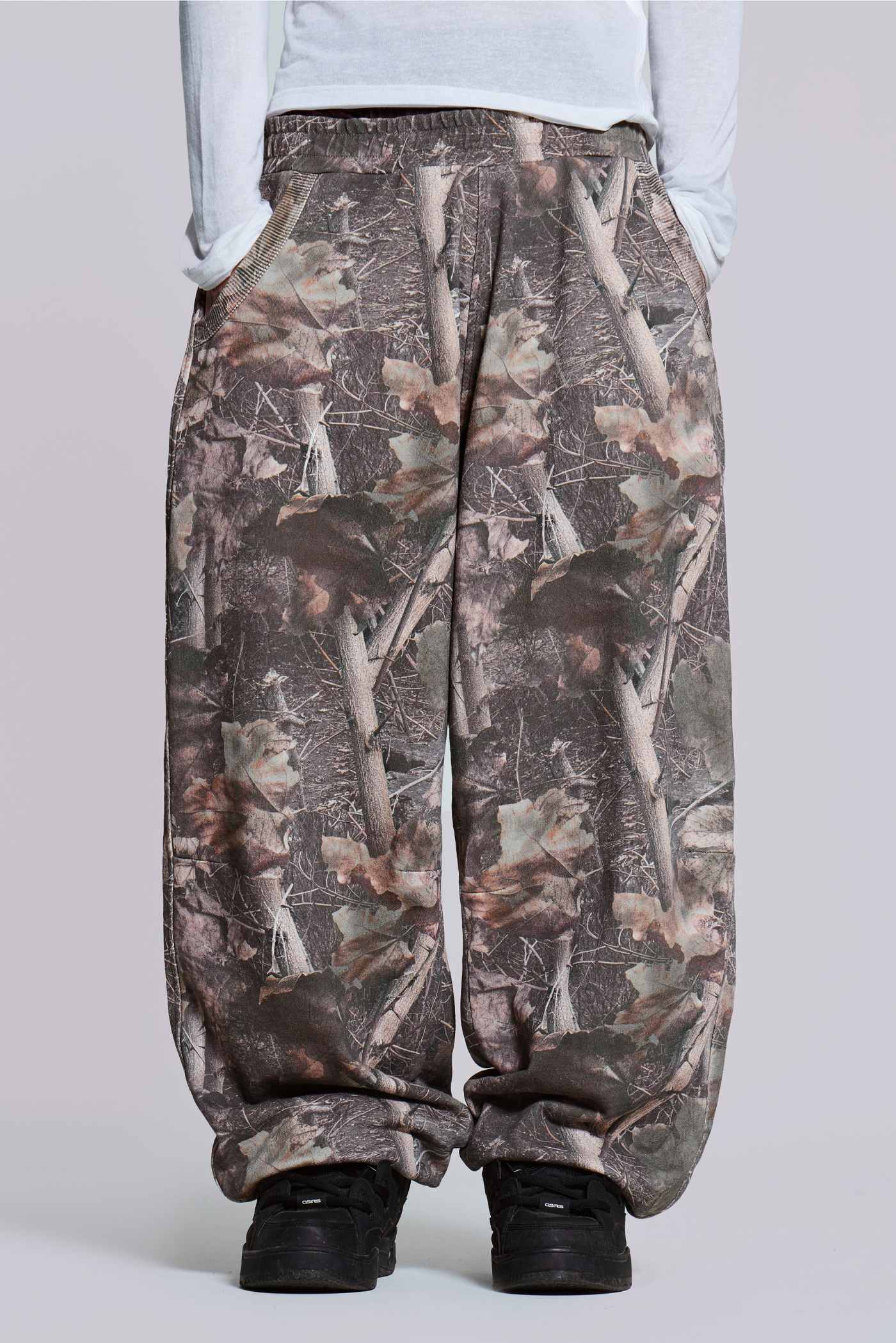 Woodland Camo Baggy Cuffed Monster Joggers