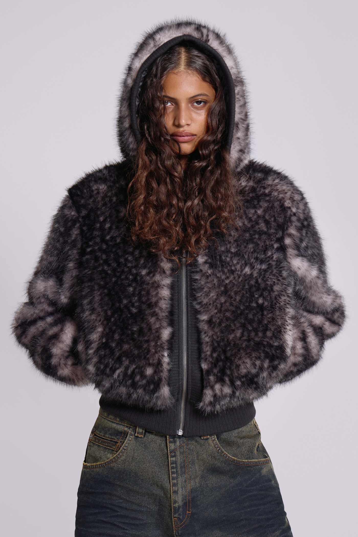 ジャケット・アウター Y2K fur jacket goa  Jaded London Biome Faux Fur Jacket | Jaded London