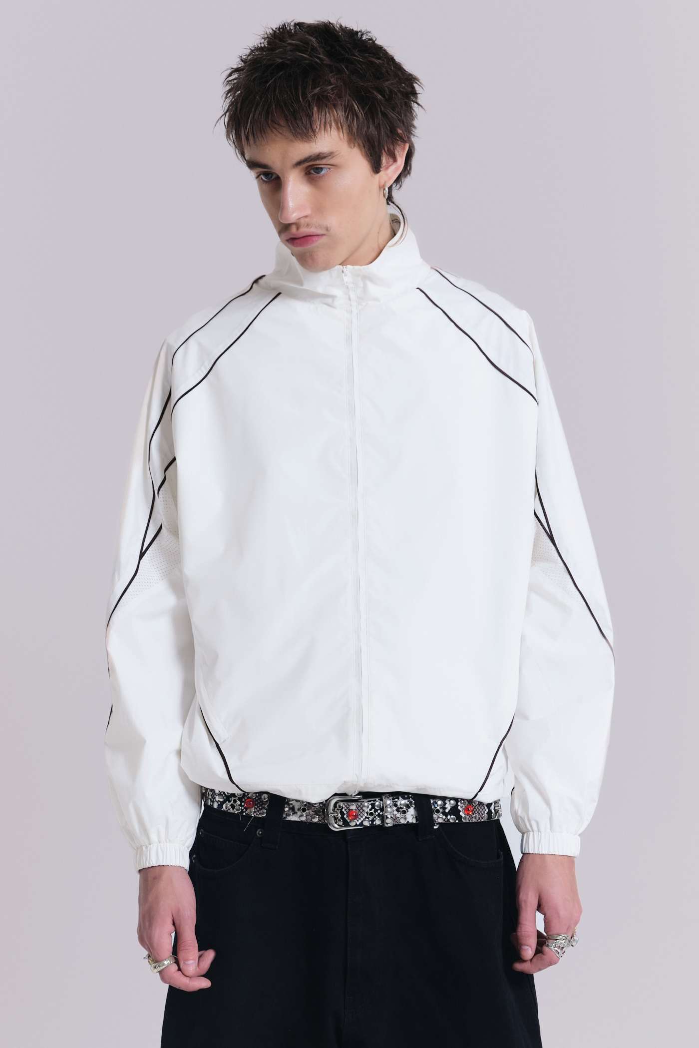White Vapor Tracksuit Top