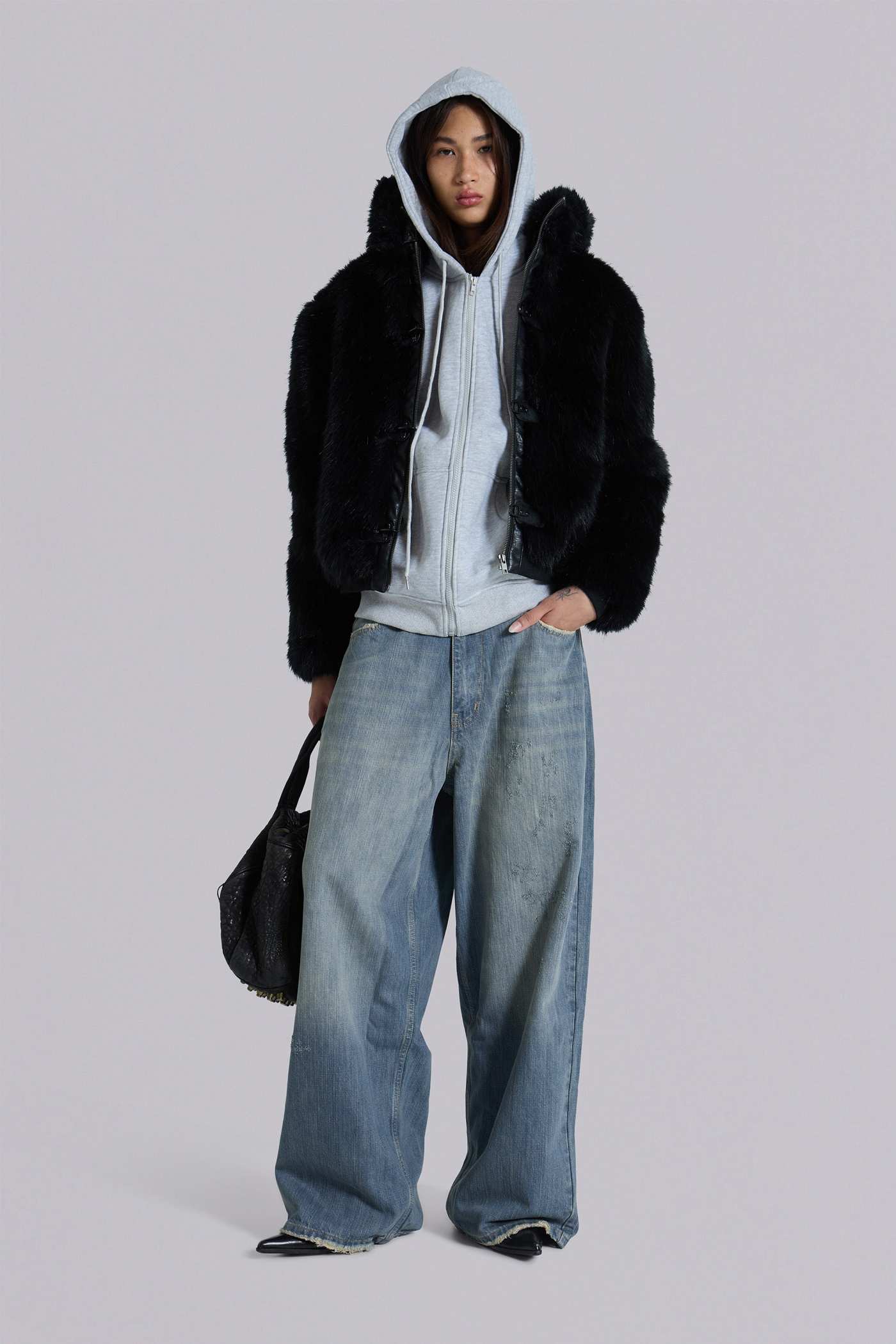 Light Wash Slub XL Colossus Jeans | Jaded London | Clothing