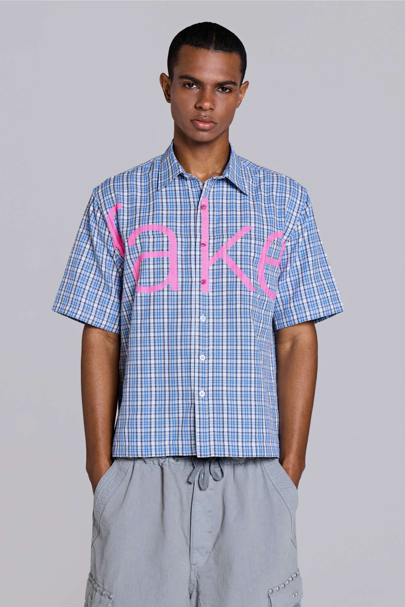 Fake Check Shirt