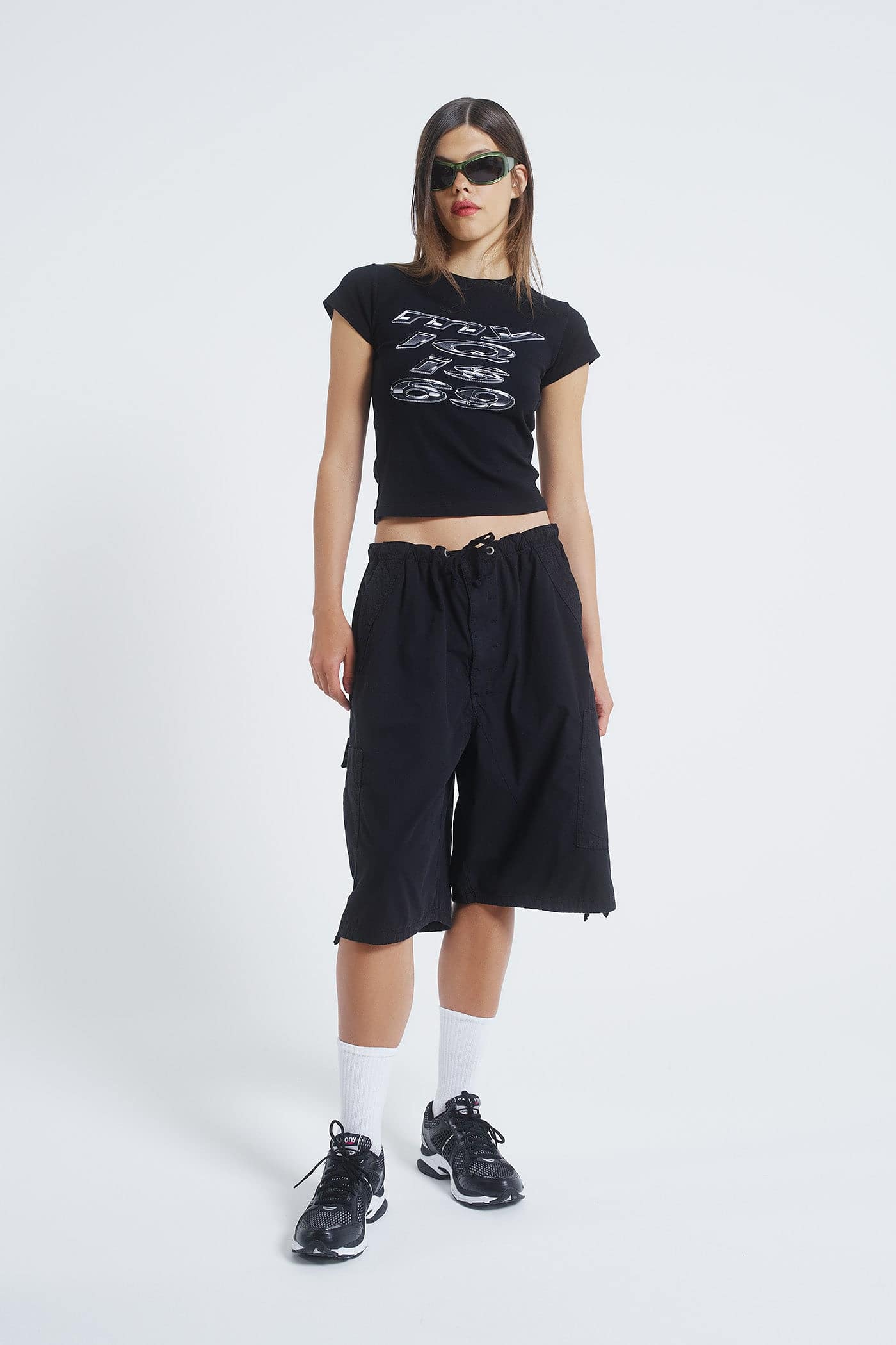 Shop Black Parachute Cargo Pants | Jaded London | Clothing