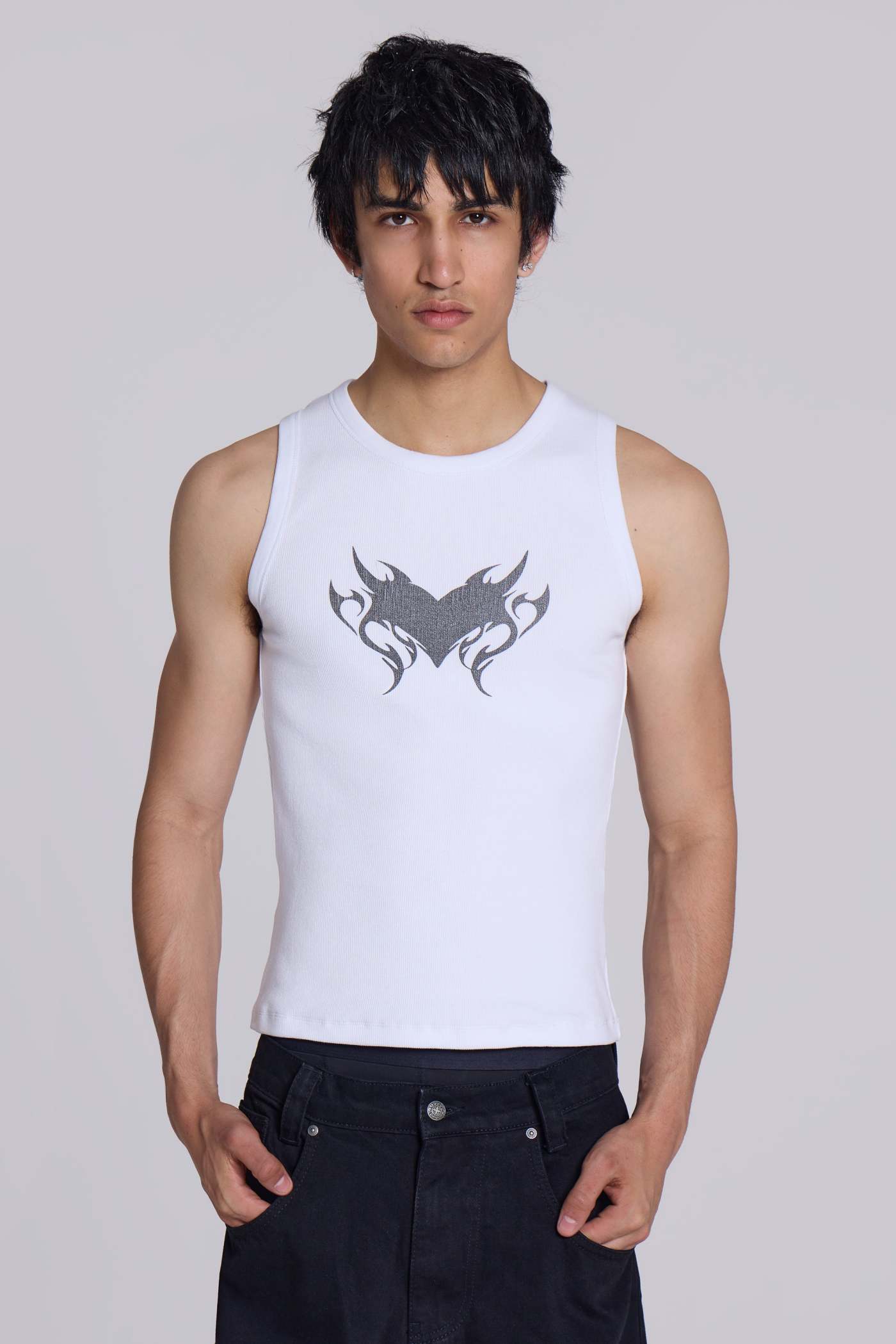 人気ブランドの新作 Shop Clothing | London Jaded | Vest Heart Flaming トップス
