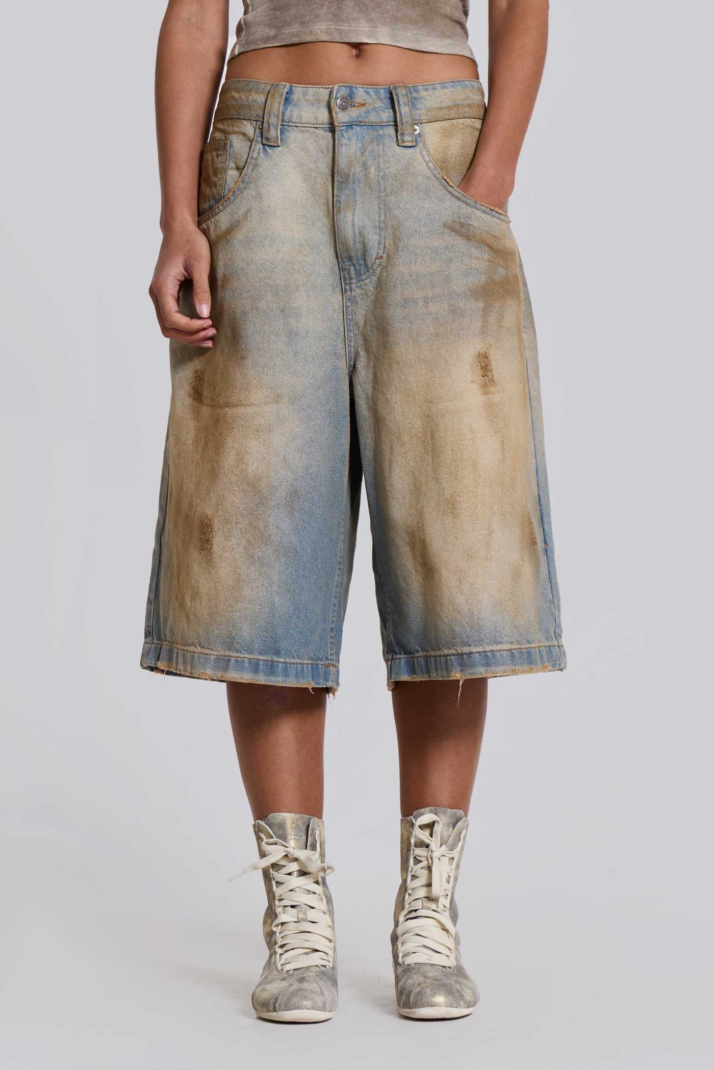 Mud Wash Colossus Jorts