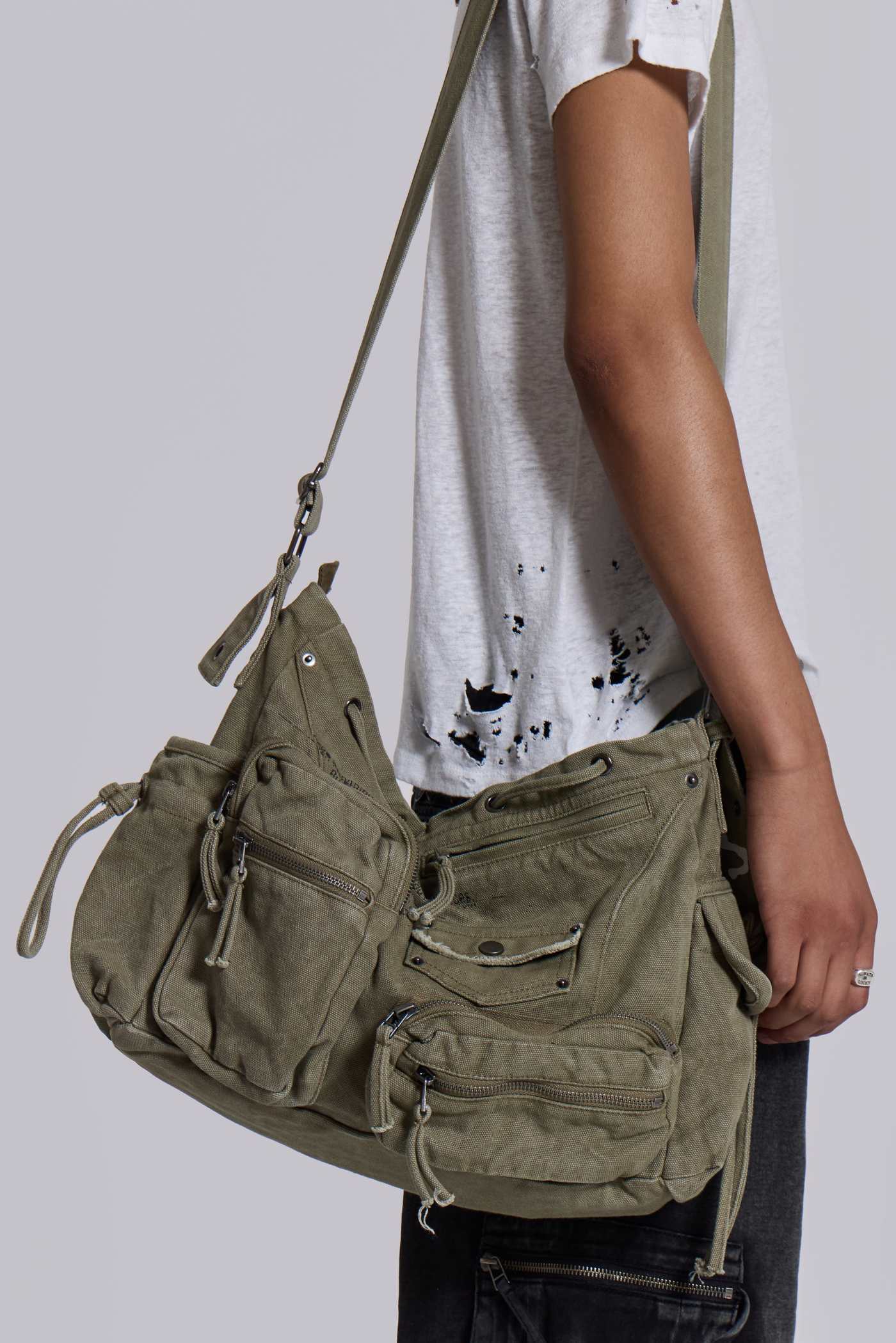 Military Utility Satchel Bag | Jaded London | Clothing