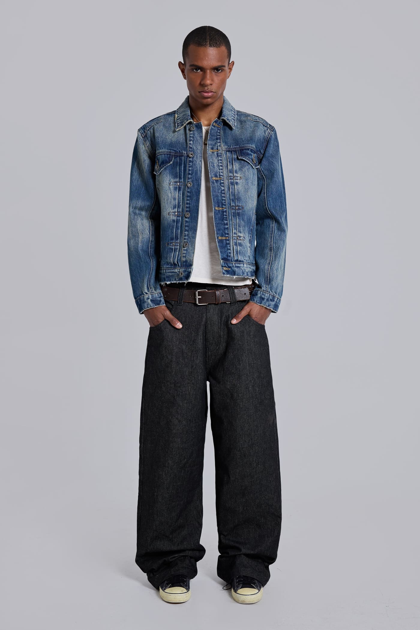 RUST WASH DENIM JACKET