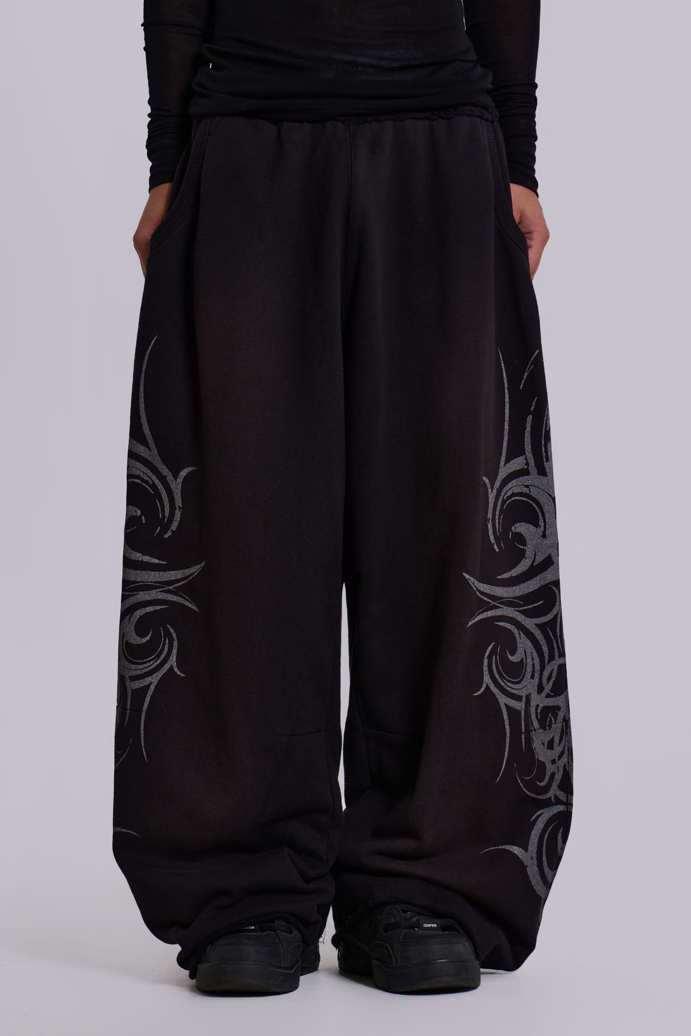 ☆完売前に☆【JADED LONDON 】 Blade Joggers Black Blade Joggers | Jaded Man