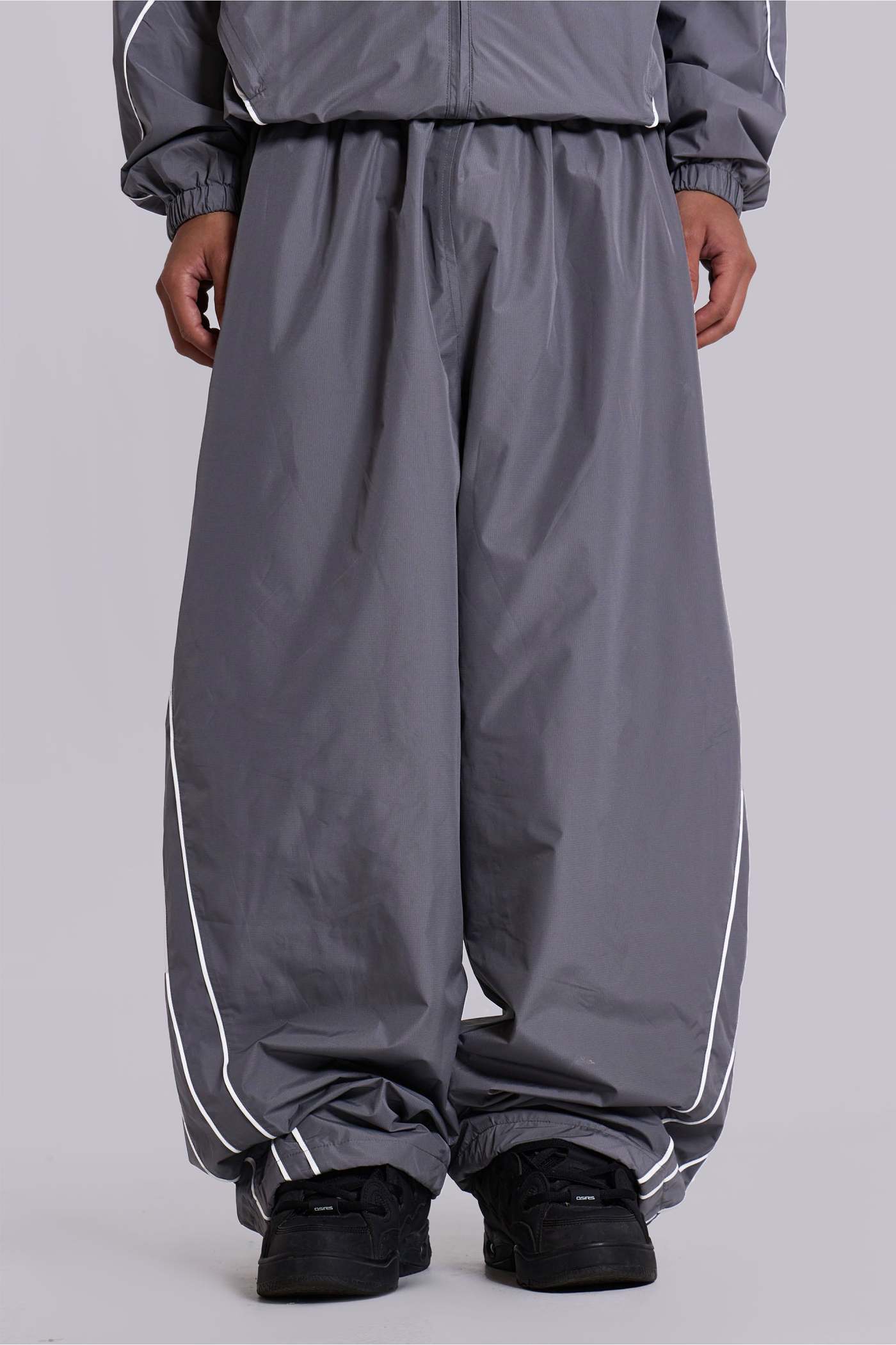 Grey Vapor Tracksuit Bottoms | Jaded London | Clothing