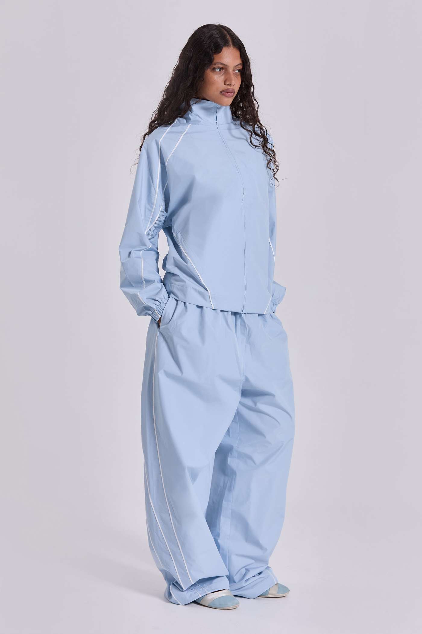 Blue Vapor Tracksuit Bottoms