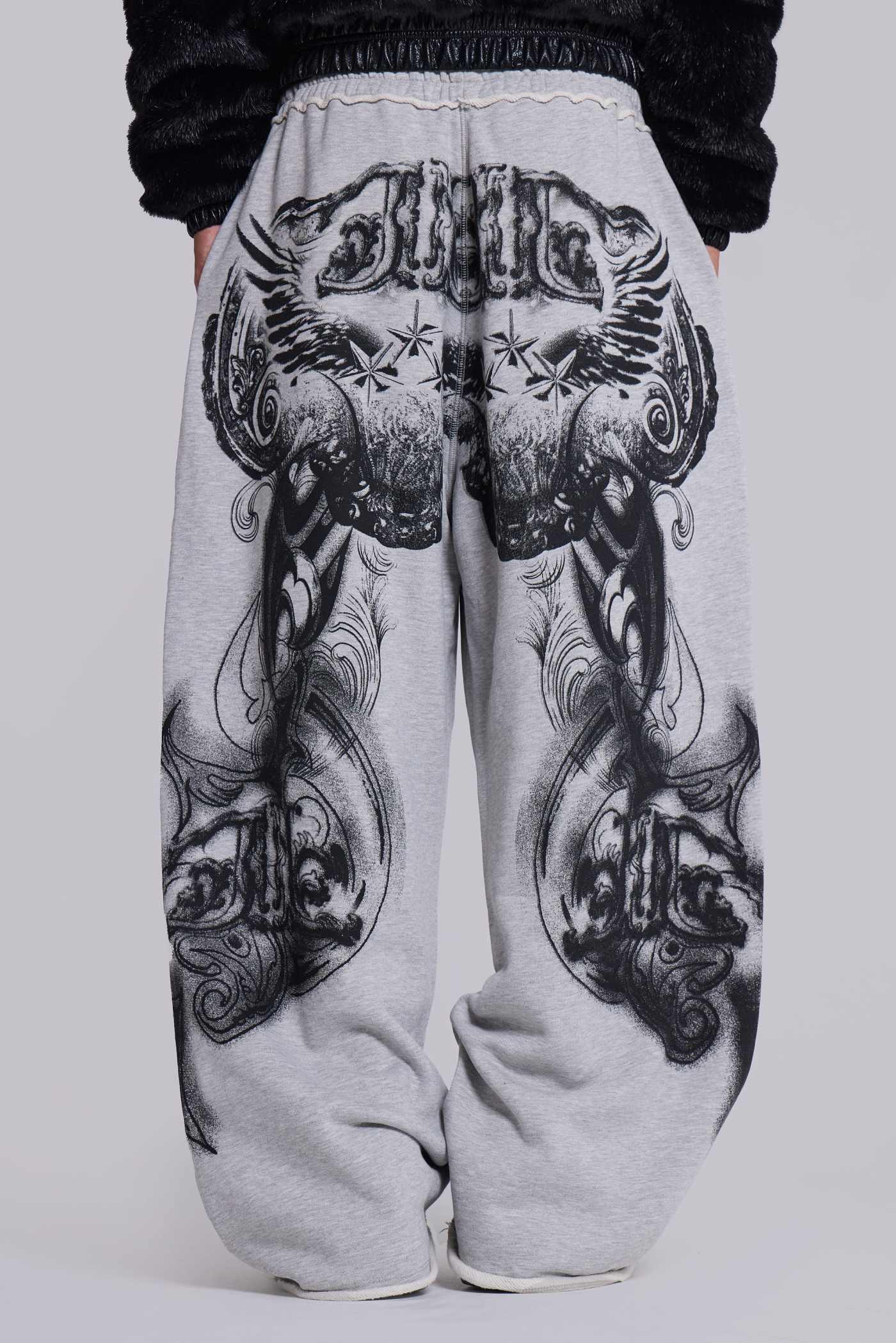 パンツ Jaded London UK Gothic Print W30 Gothic Print XL Colossus Jeans | Jaded London | Clothing