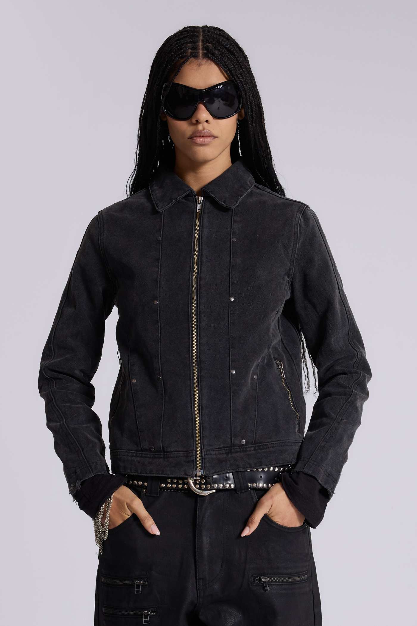 Stud Denim Jacket