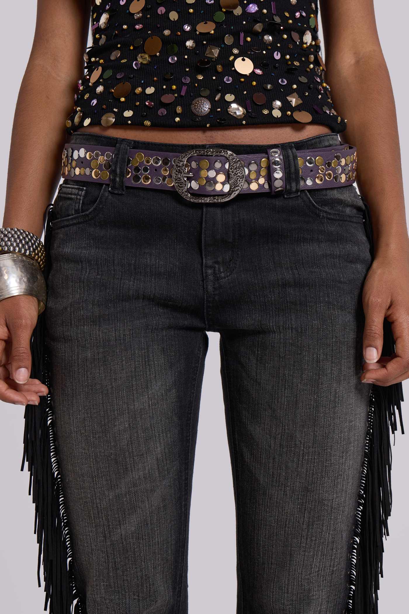 JADED LONDON Panther Studded ベルト Panther Studded Belt | Jaded London | Clothing
