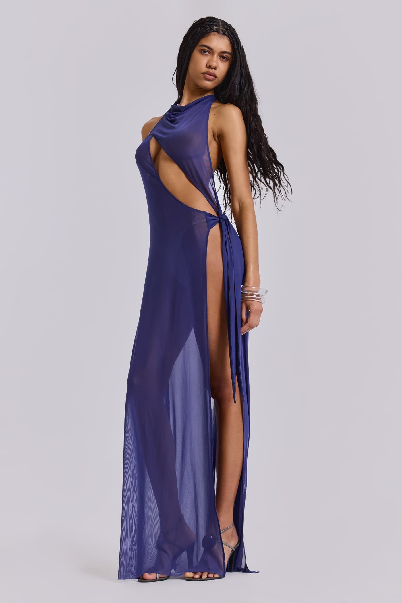Eclipse Backless Asymmetric Dress
