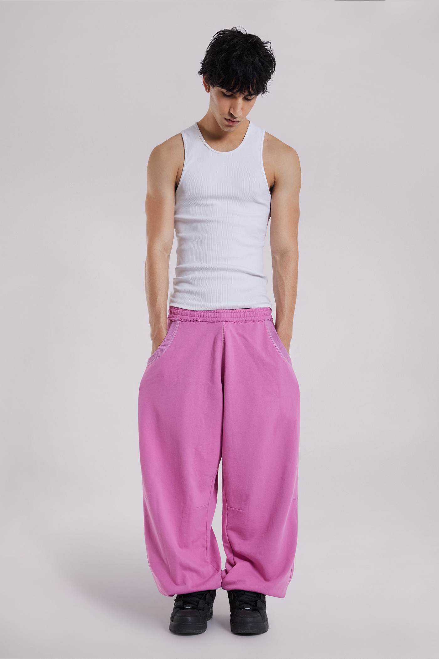 Jaded☆Pink Baggy Cuffed Monster ジョガー パンツ【UK発】 Pink Baggy Cuffed Monster Joggers | Jaded London | Clothing