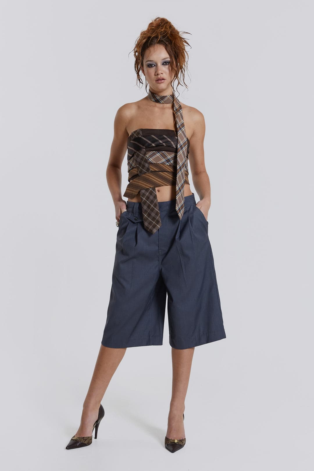 Coltraine Tailored Wide Leg Shorts