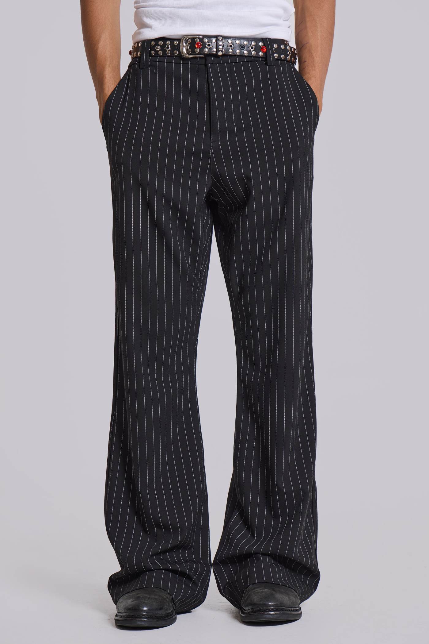 2024セール Stacked Bootcut Suit Pants | Jaded London | Clothing スーツ