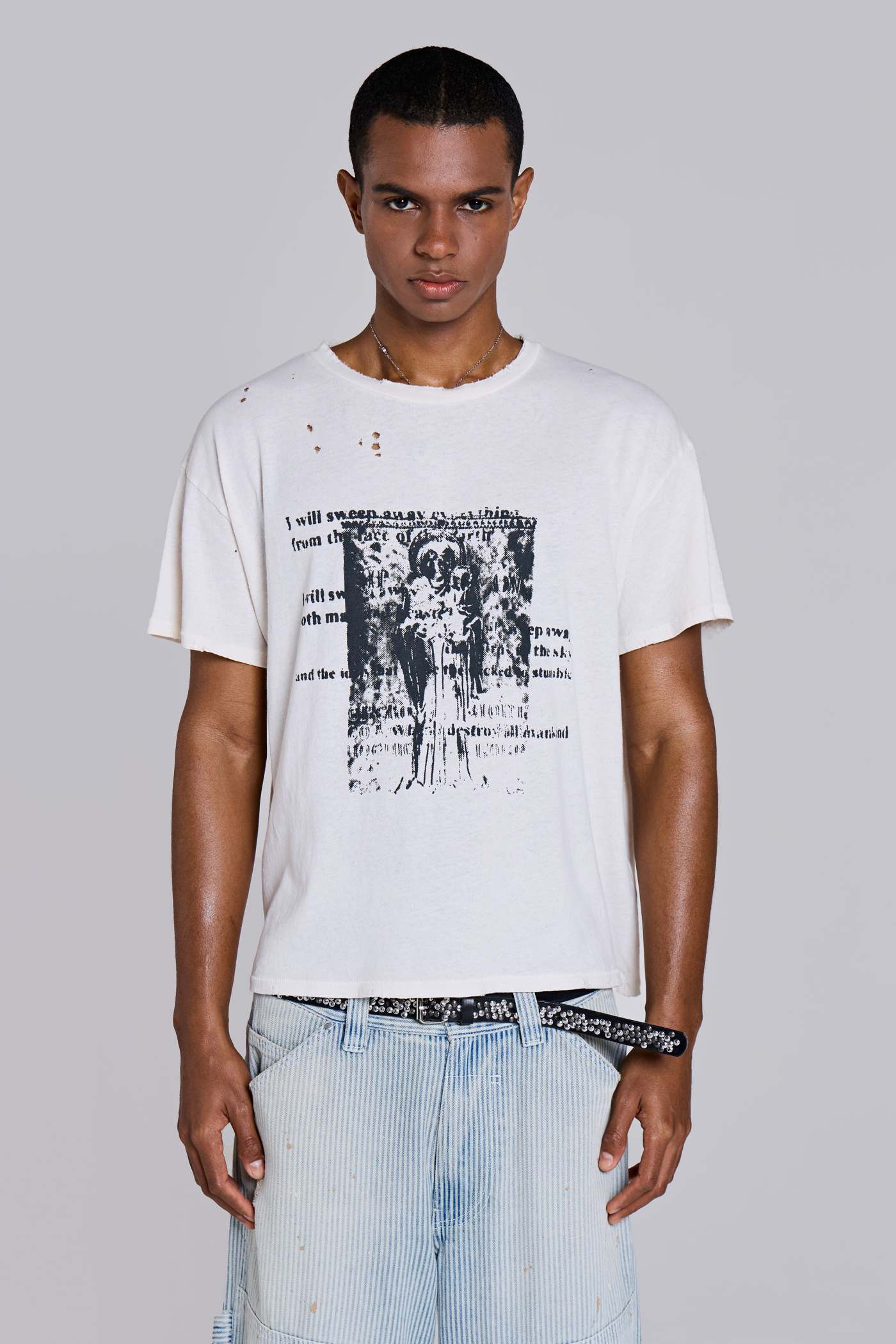 White Etching Tee