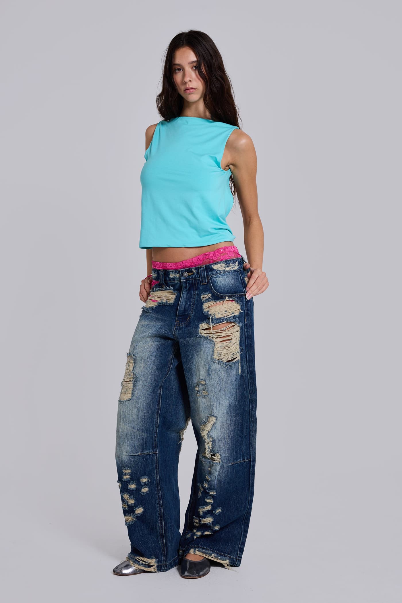 Tattered Colossus Jeans