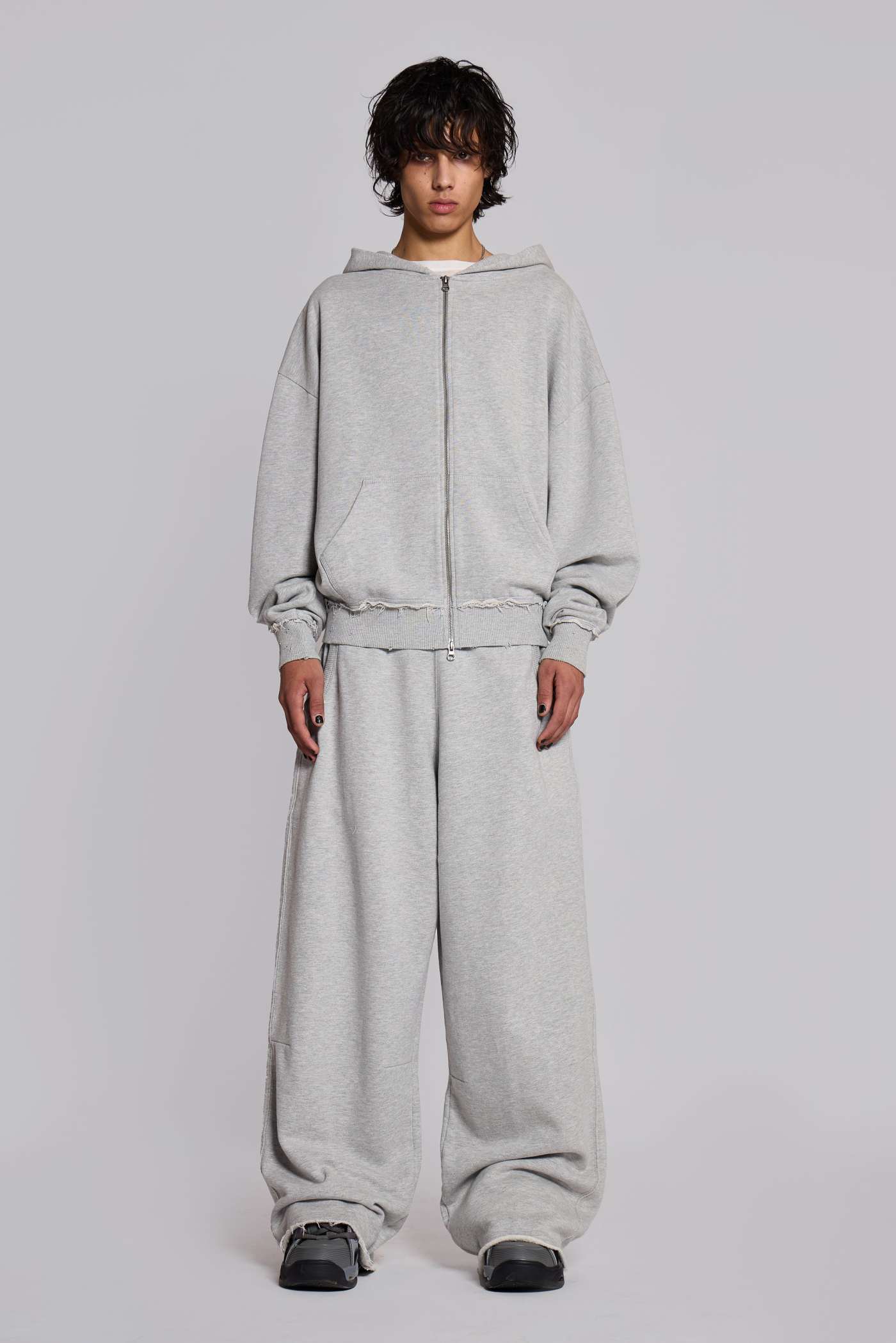 jaded london Monster Hoodie グレー　フーディー　L Grey Oversized Monster Hoodie | Jaded London | Clothing