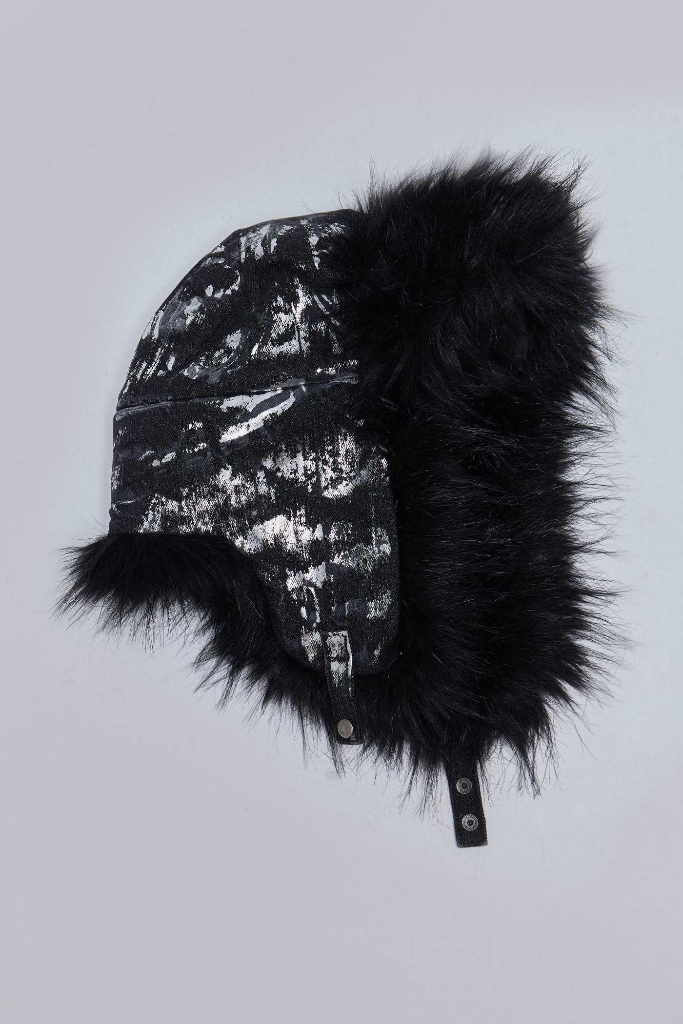 Gunmetal Denim Trapper Hat
