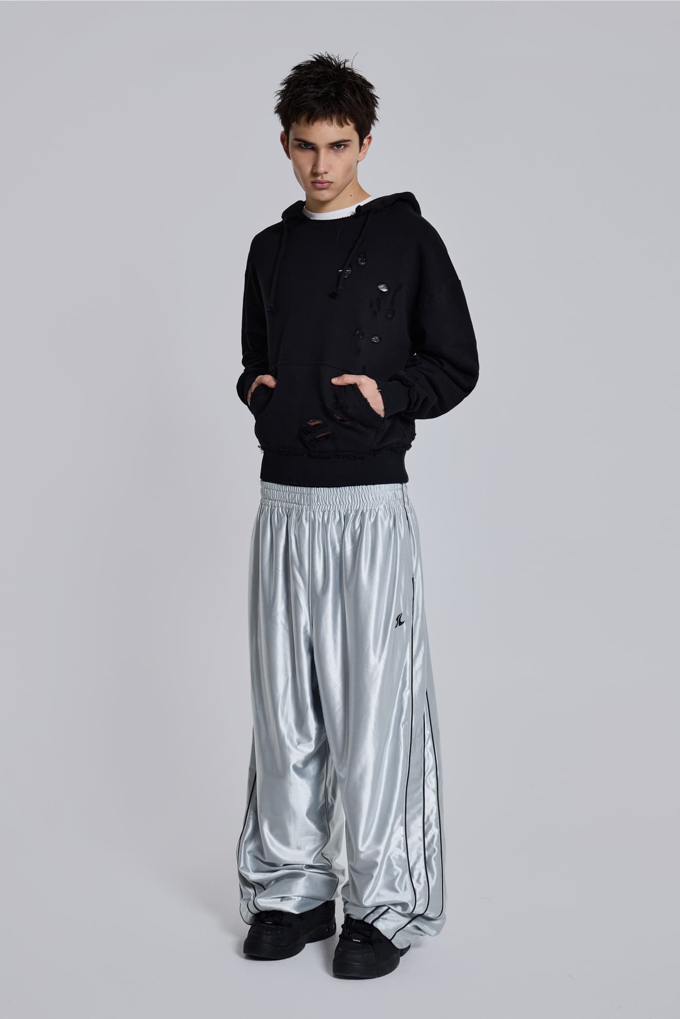 Metallic Vapor Joggers