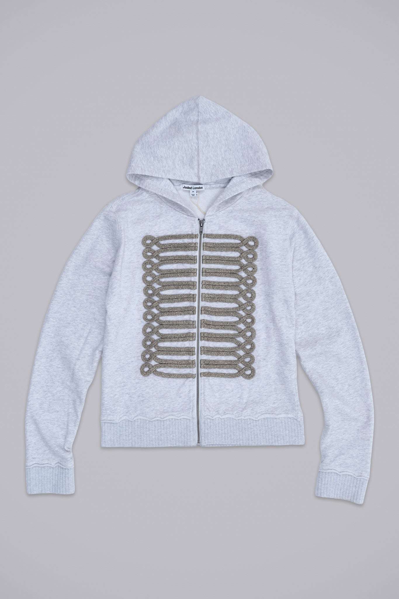 Grey Marl Military Monster Hoodie