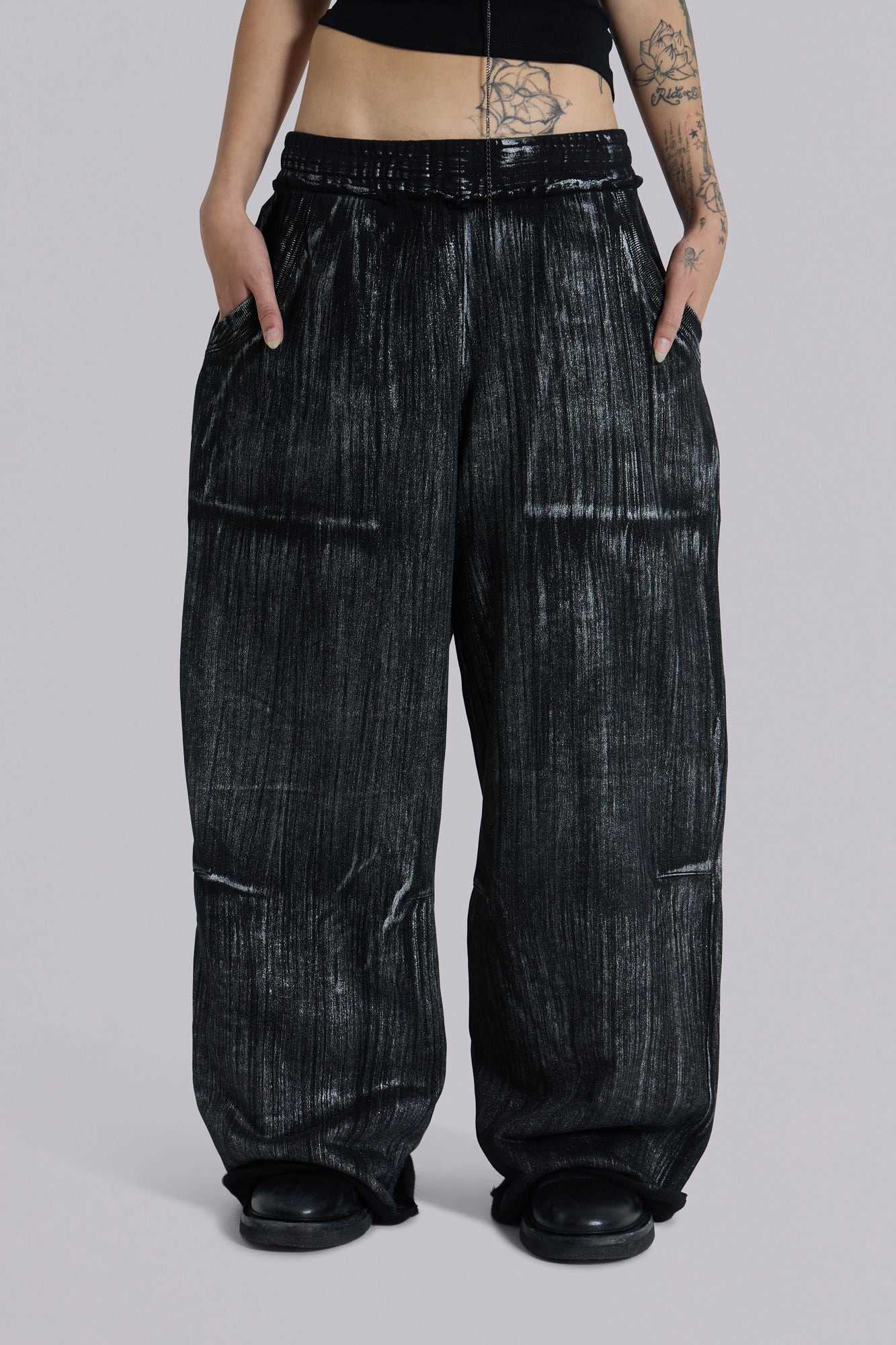 Gunmetal Wash Monster Joggers