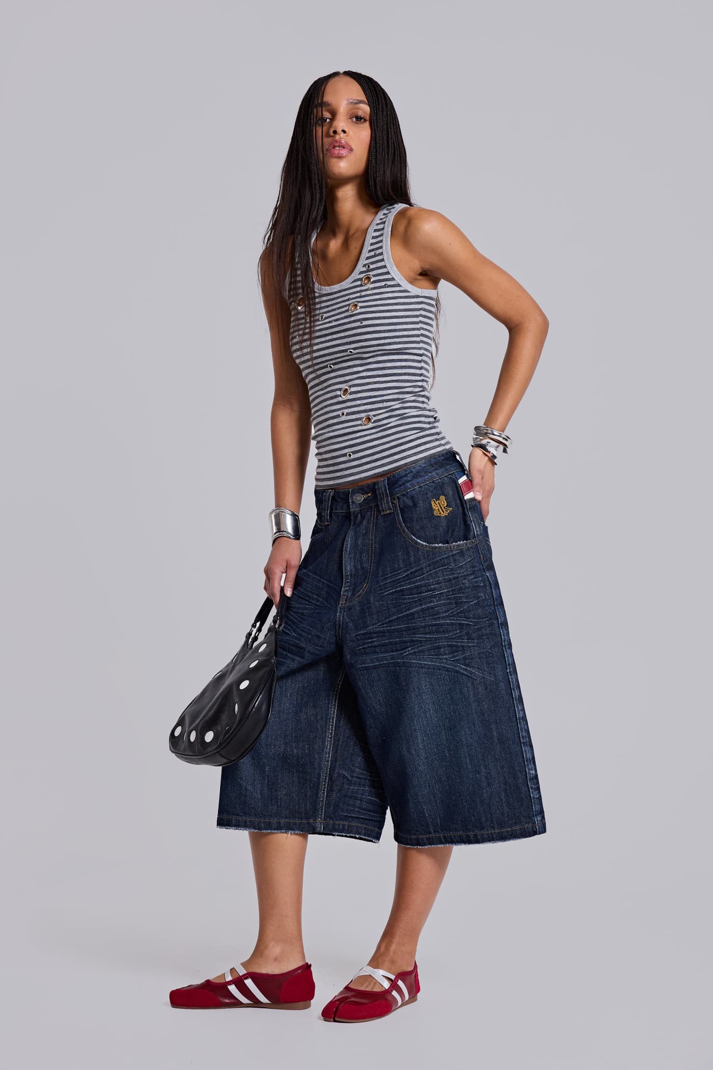 Union Jack Indigo Colossus Jorts