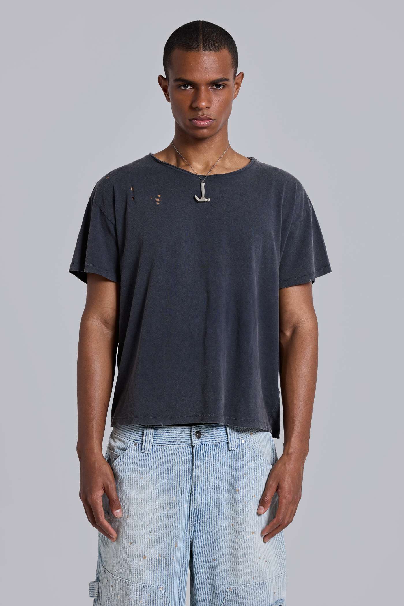 Washed Black Moth T-Shirt