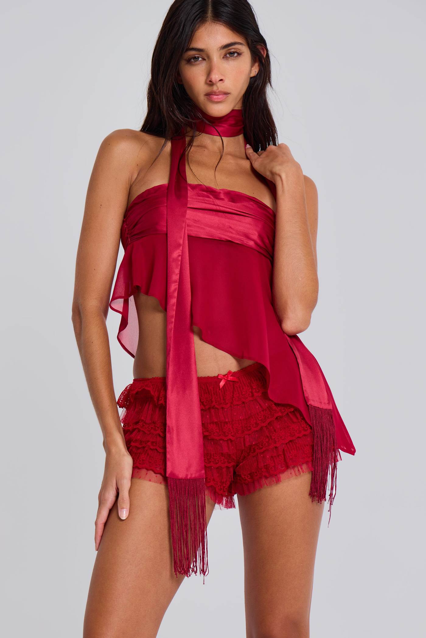 Ribbed Corset Top - Carina main image 1