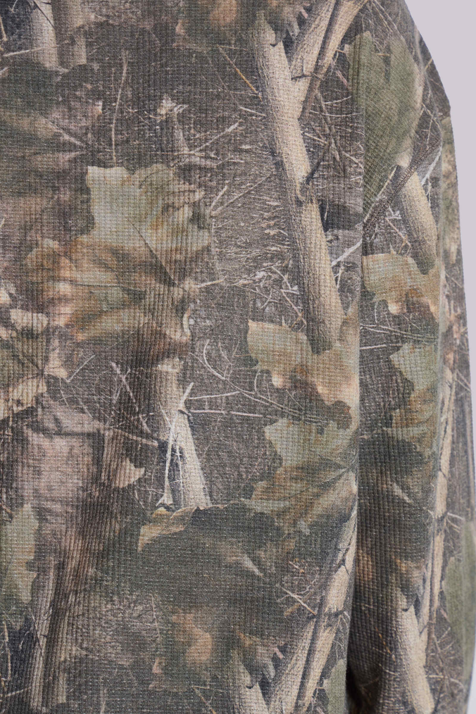 Shop Woodland Camo Waffle Long Sleeve Top | Jaded London