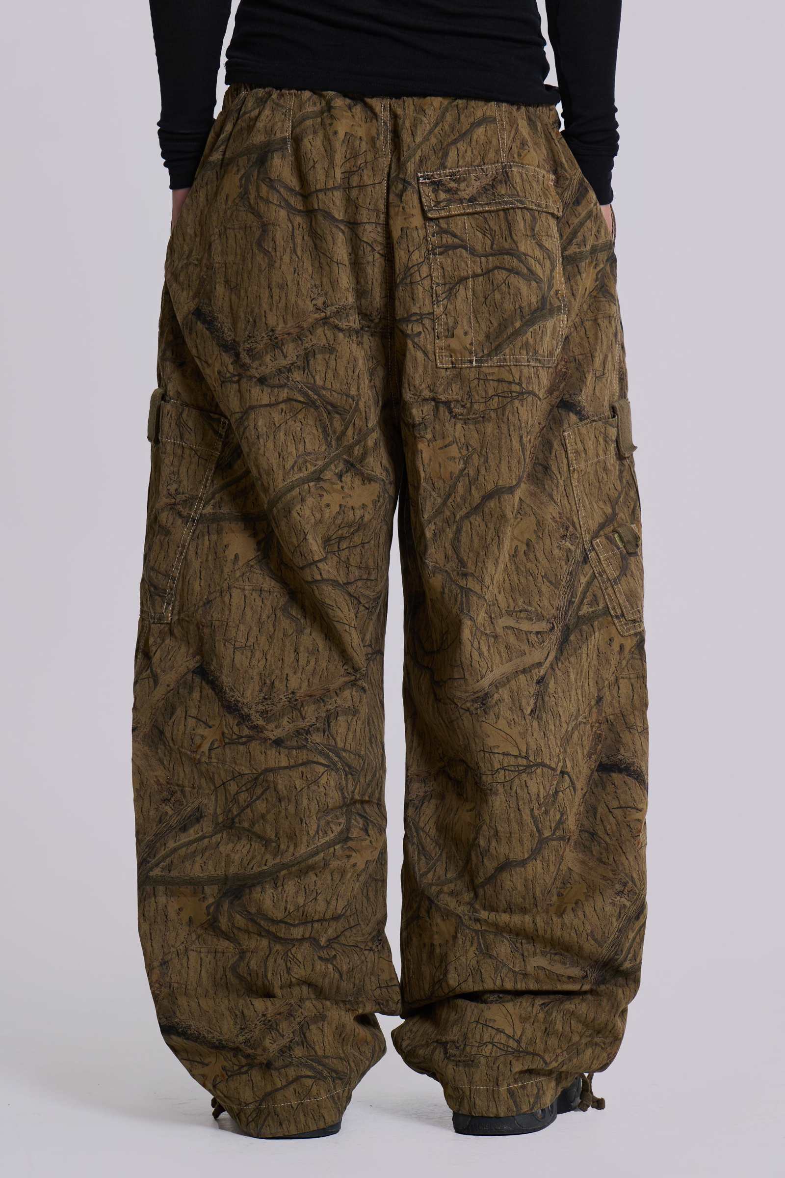 Forest Camo Parachute Pants