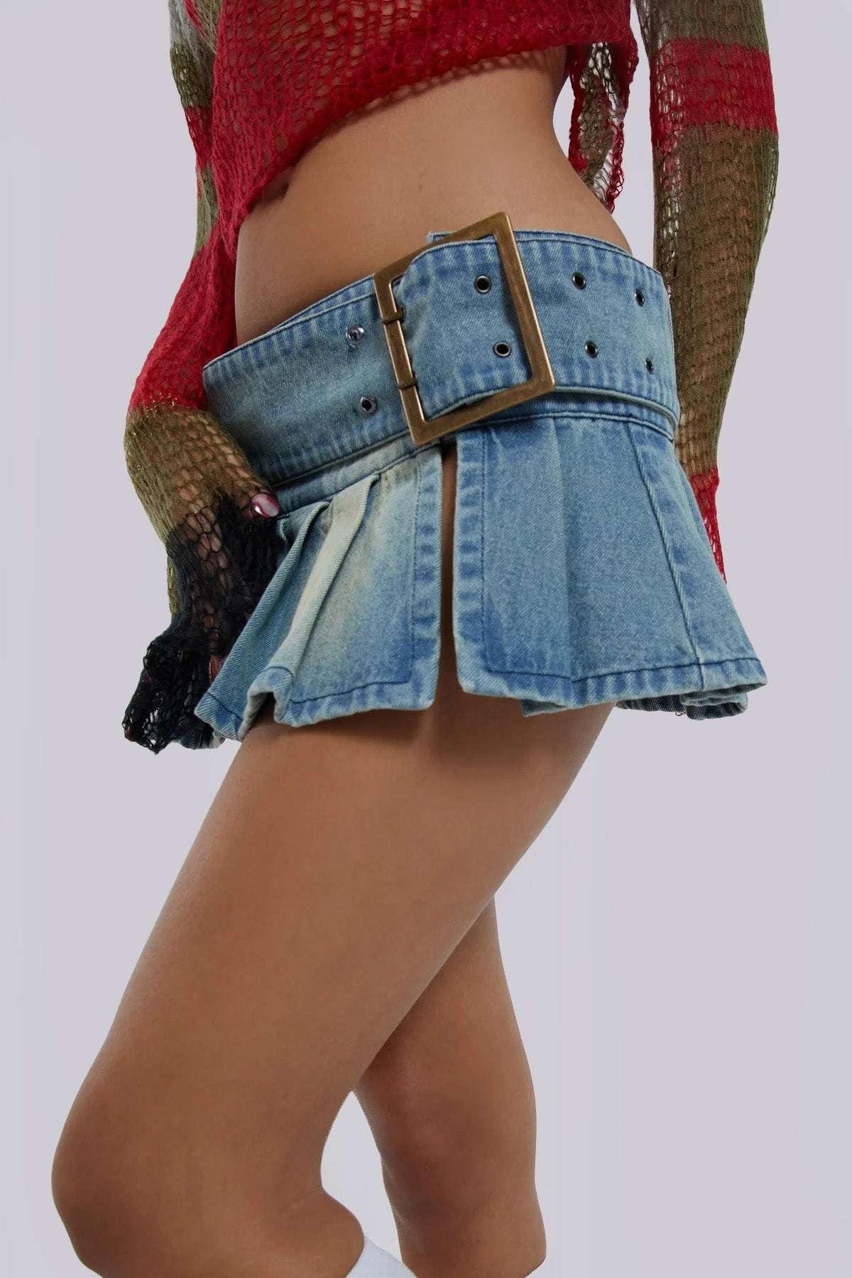 Jaded London Denim Skirtデニムミニスカート ベルト Shop Alexis Diamante Mini Skirt | Jaded London | Clothing