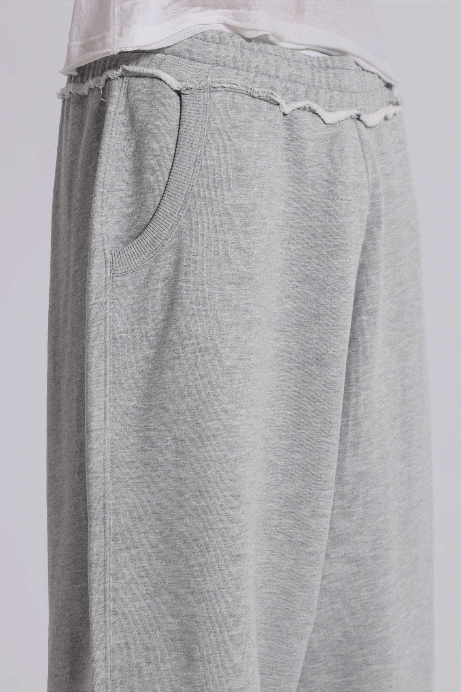 Grey Marl Baggy Monster Joggers